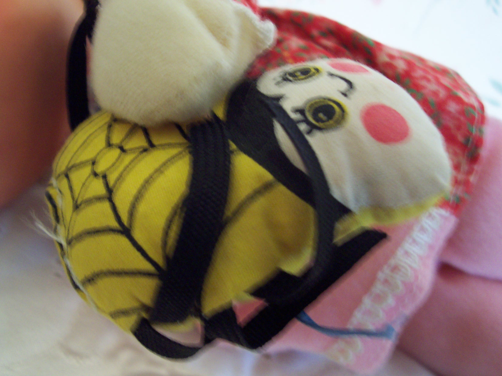 Baby Beans doll Miss Muffet w Spider Mattel