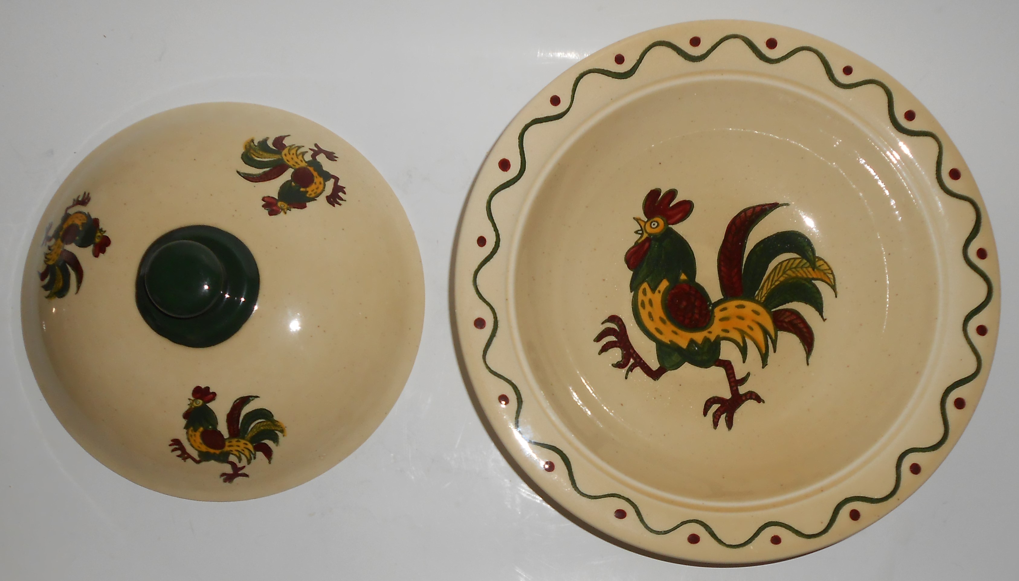 Metlox Pottery Poppy Trail California Provincial Veg
