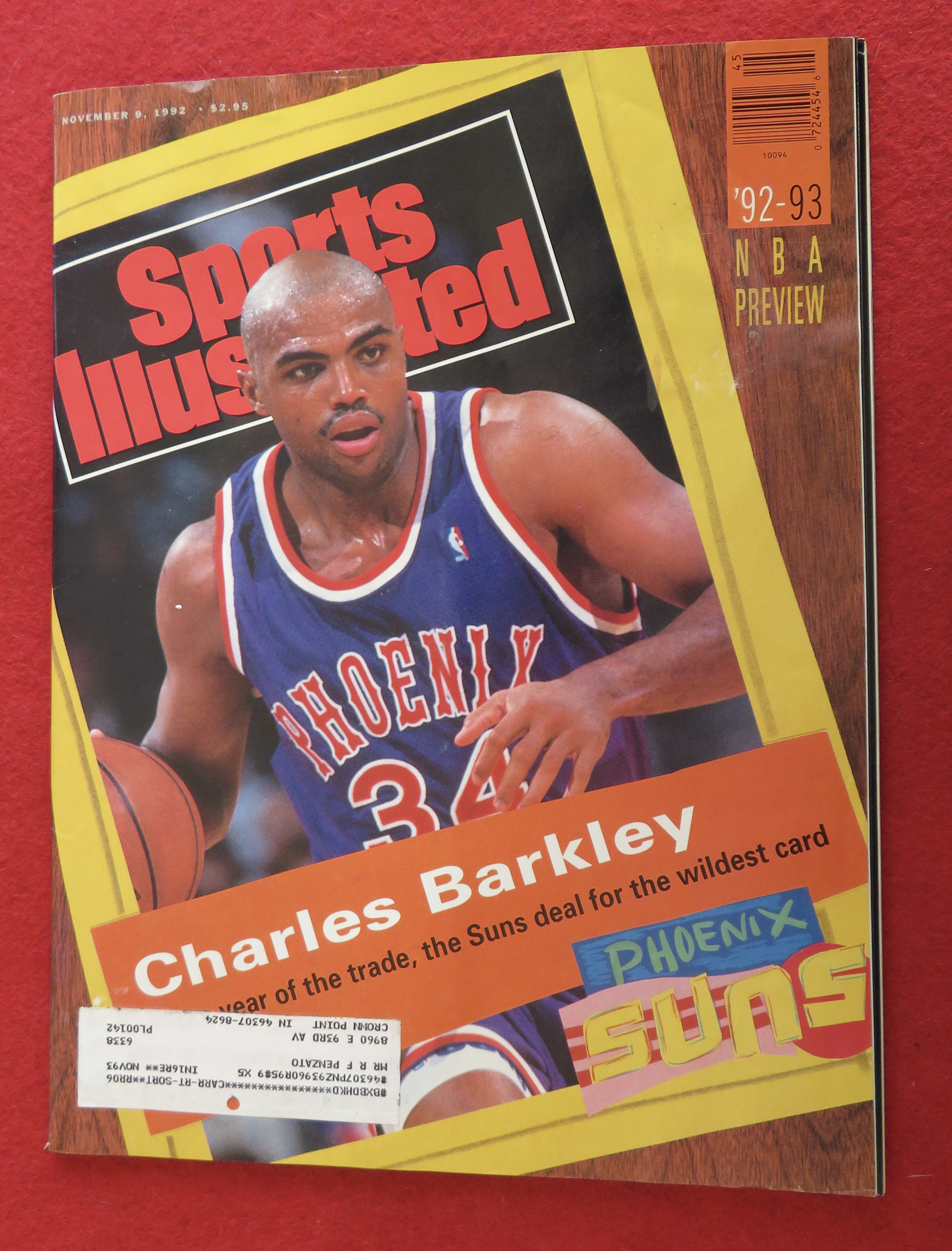 Sports Illustrated Magazine-November 9, 1992-C Barkley