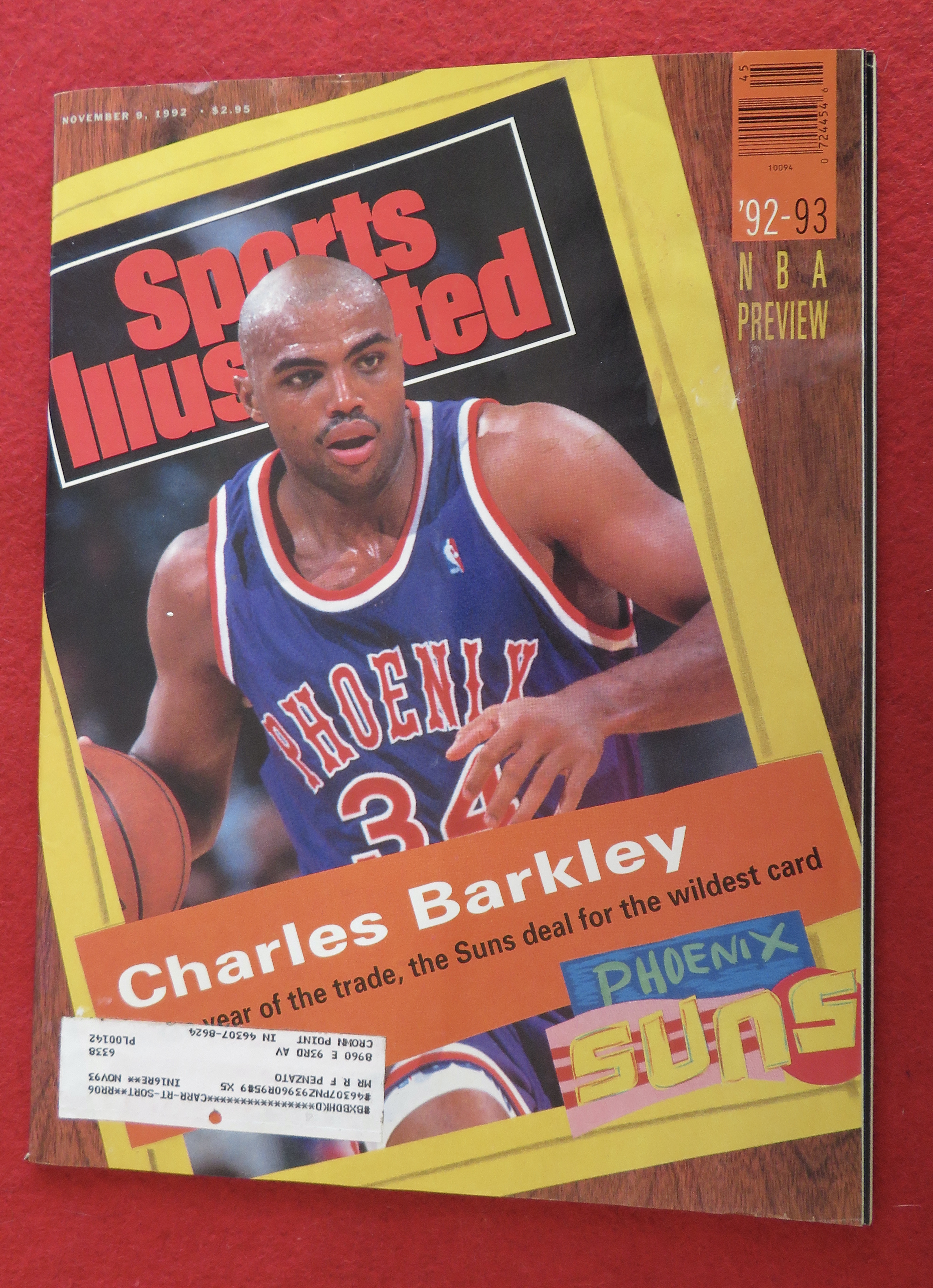 Sports Illustrated Magazine-November 9, 1992-C Barkley