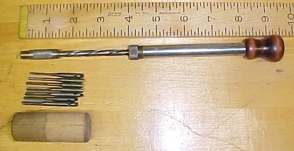 North Brothers Yankee No. 43 Push Drill w/7 Bits