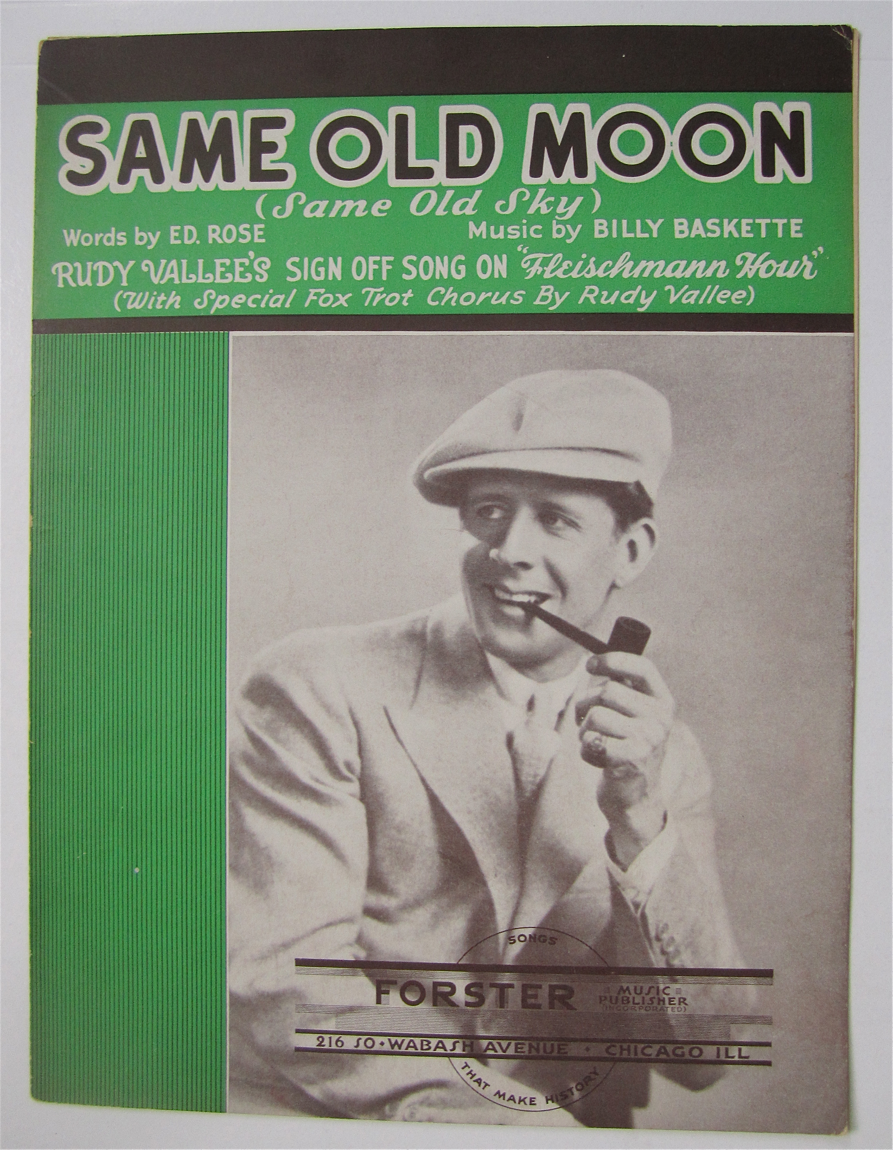 Sheet Music 1932 Same Old Moon (Same Old Sky)