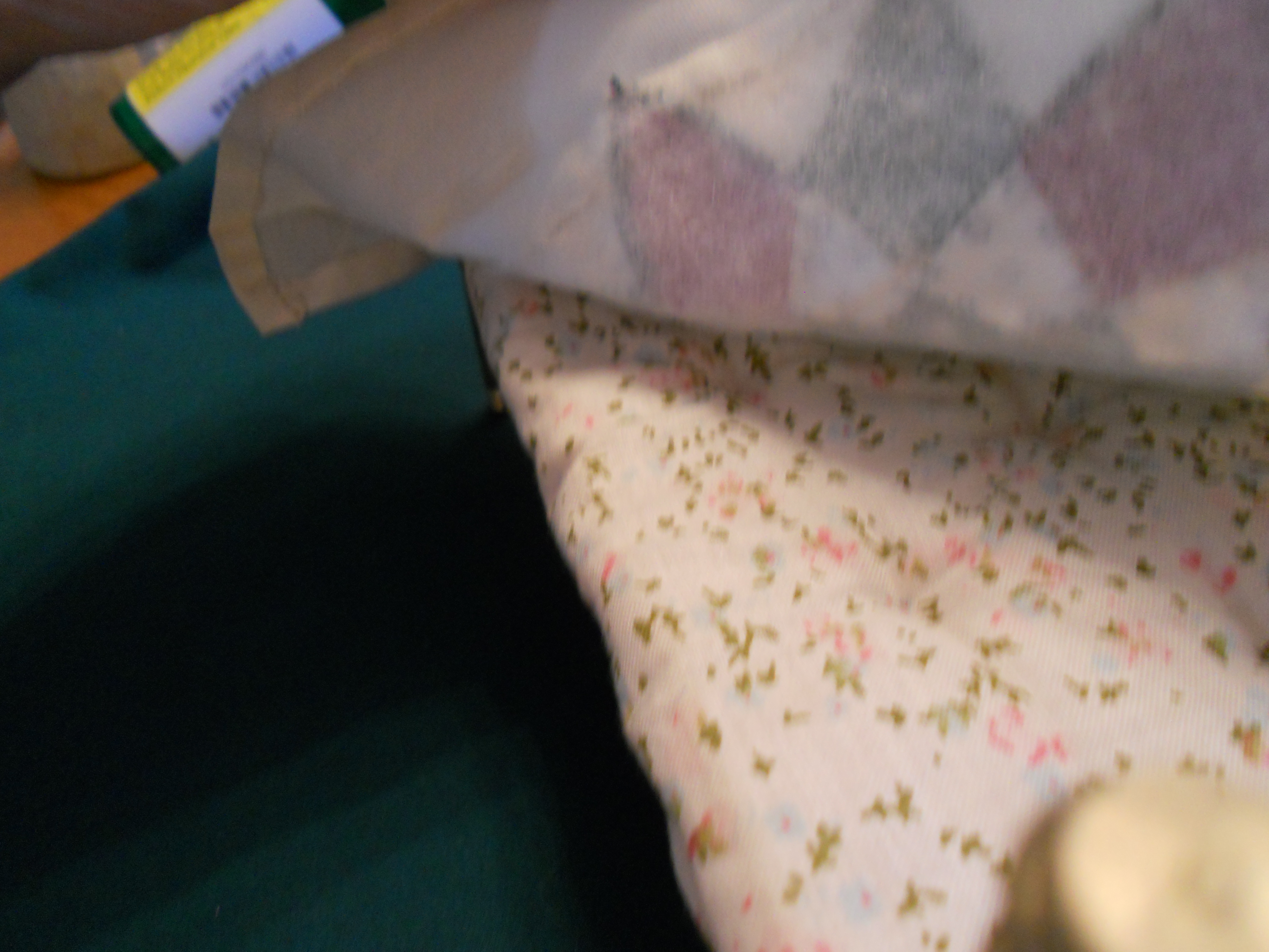 Doll House Brass Bed with bedding