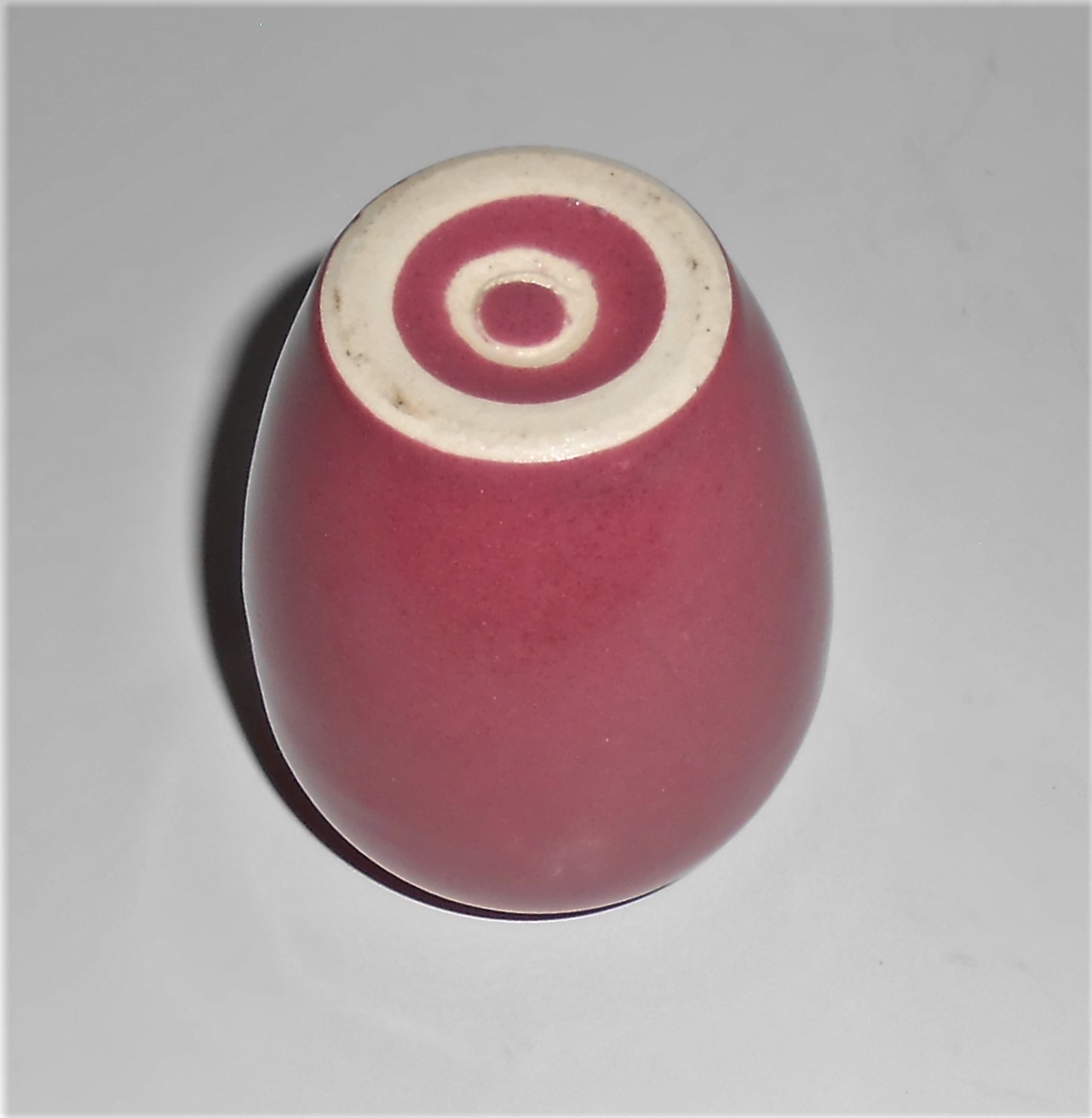 American Art Pottery Mauve / Dusty Rose Cabinet Vase