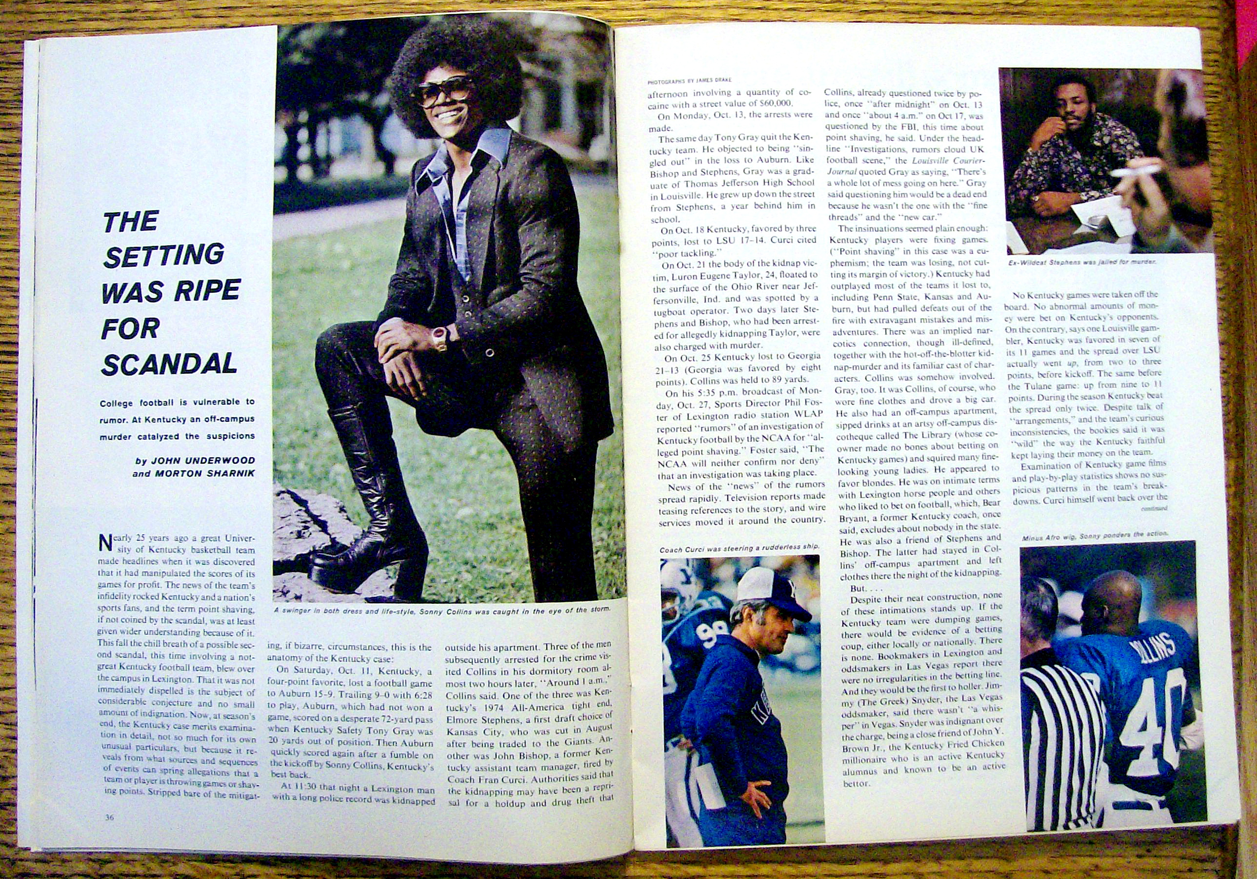 Sports Illustrated Magazine-December 8, 1975-Bubba Bean