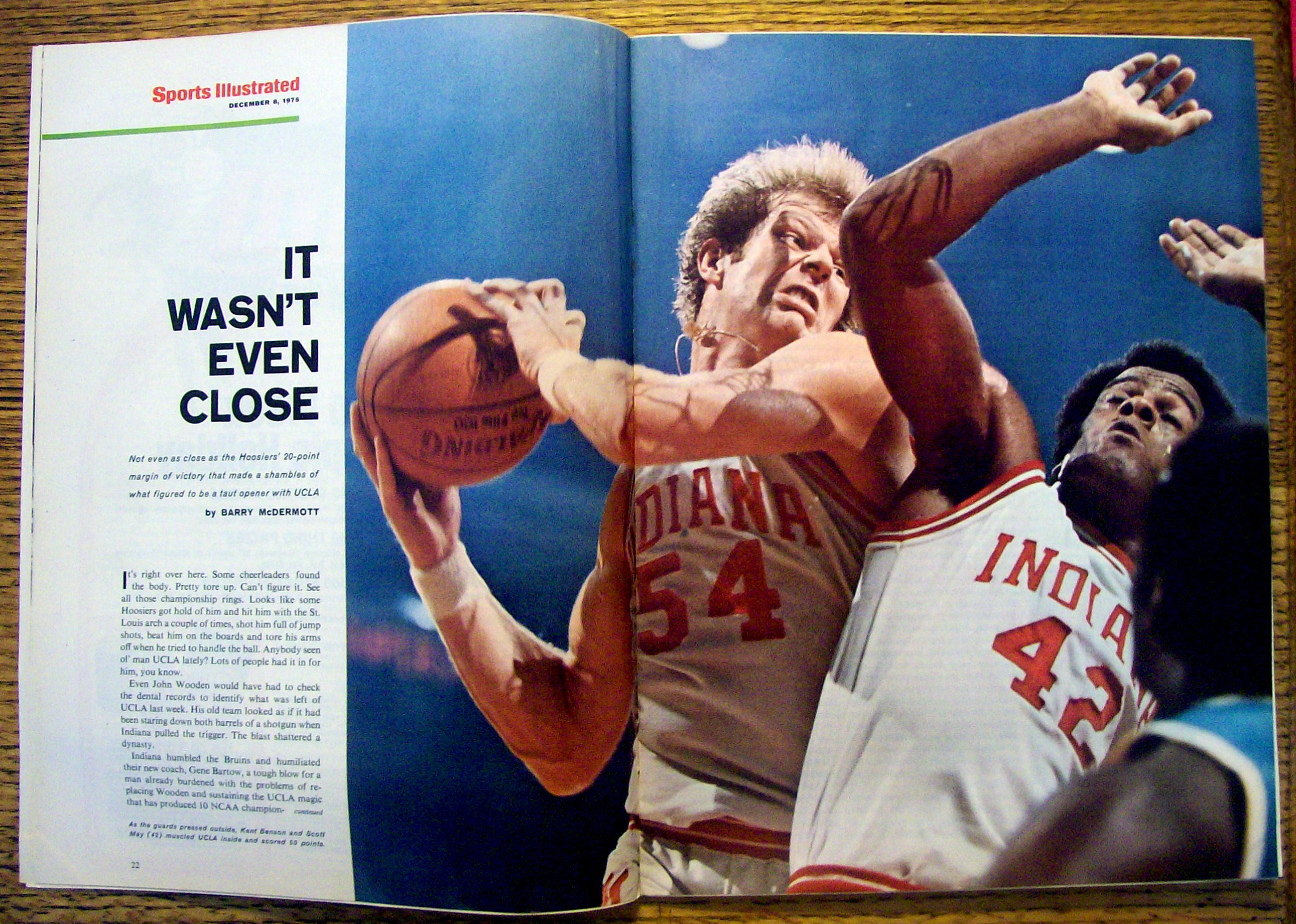 Sports Illustrated Magazine-December 8, 1975-Bubba Bean