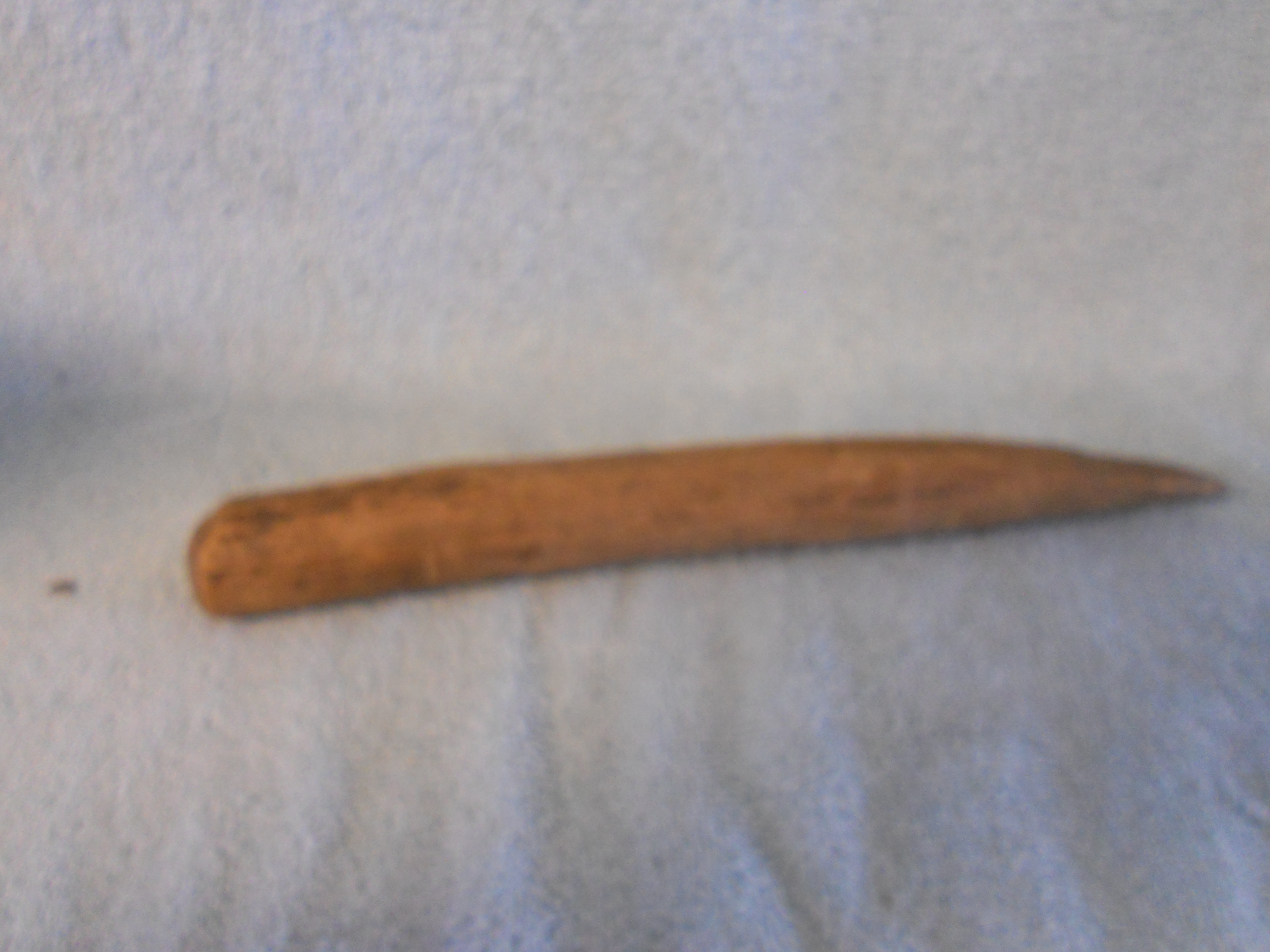 Hand Carved Wooden Peg