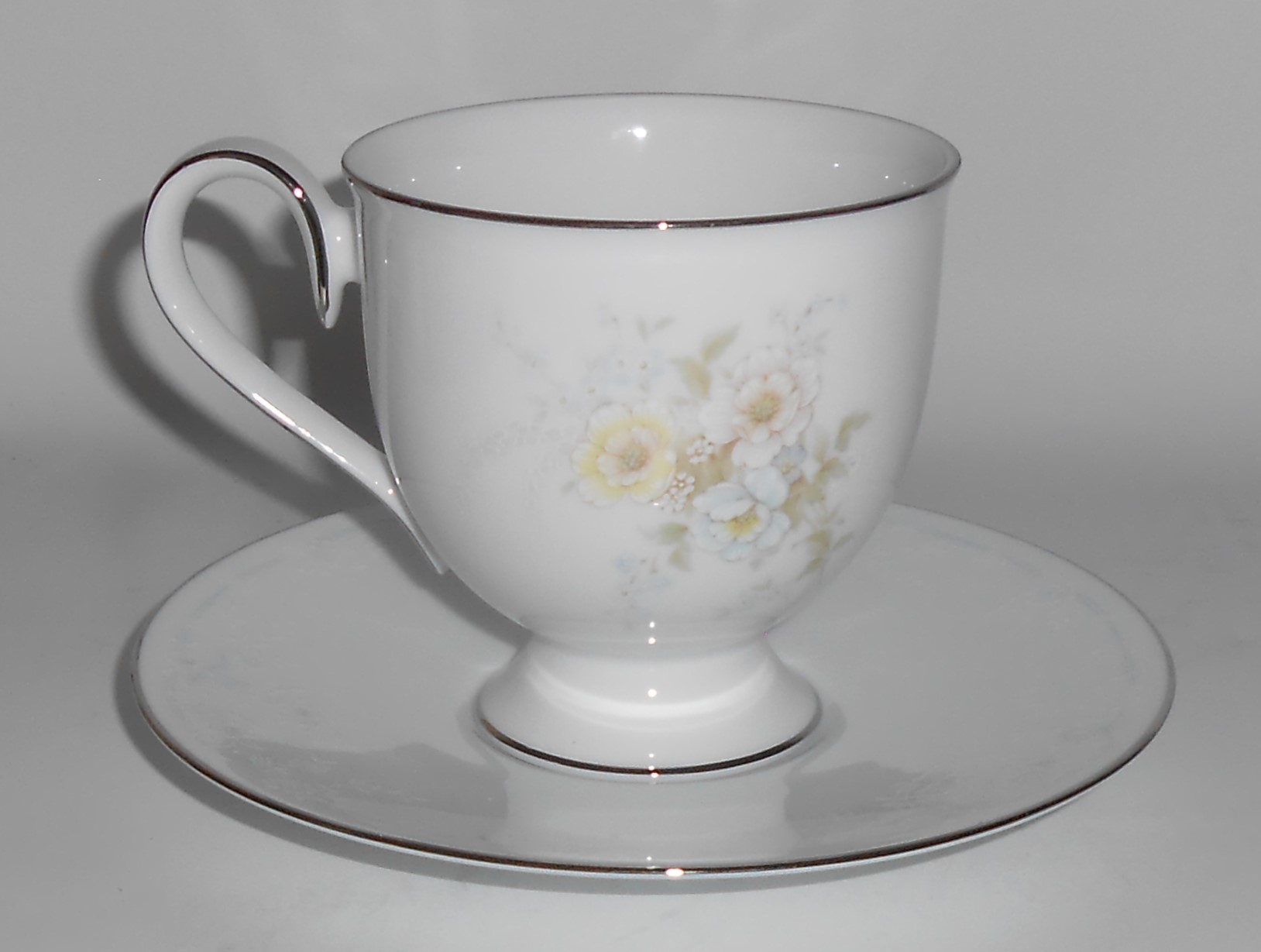 Noritake China Porcelain Platinum 2963 Anticipation Cup