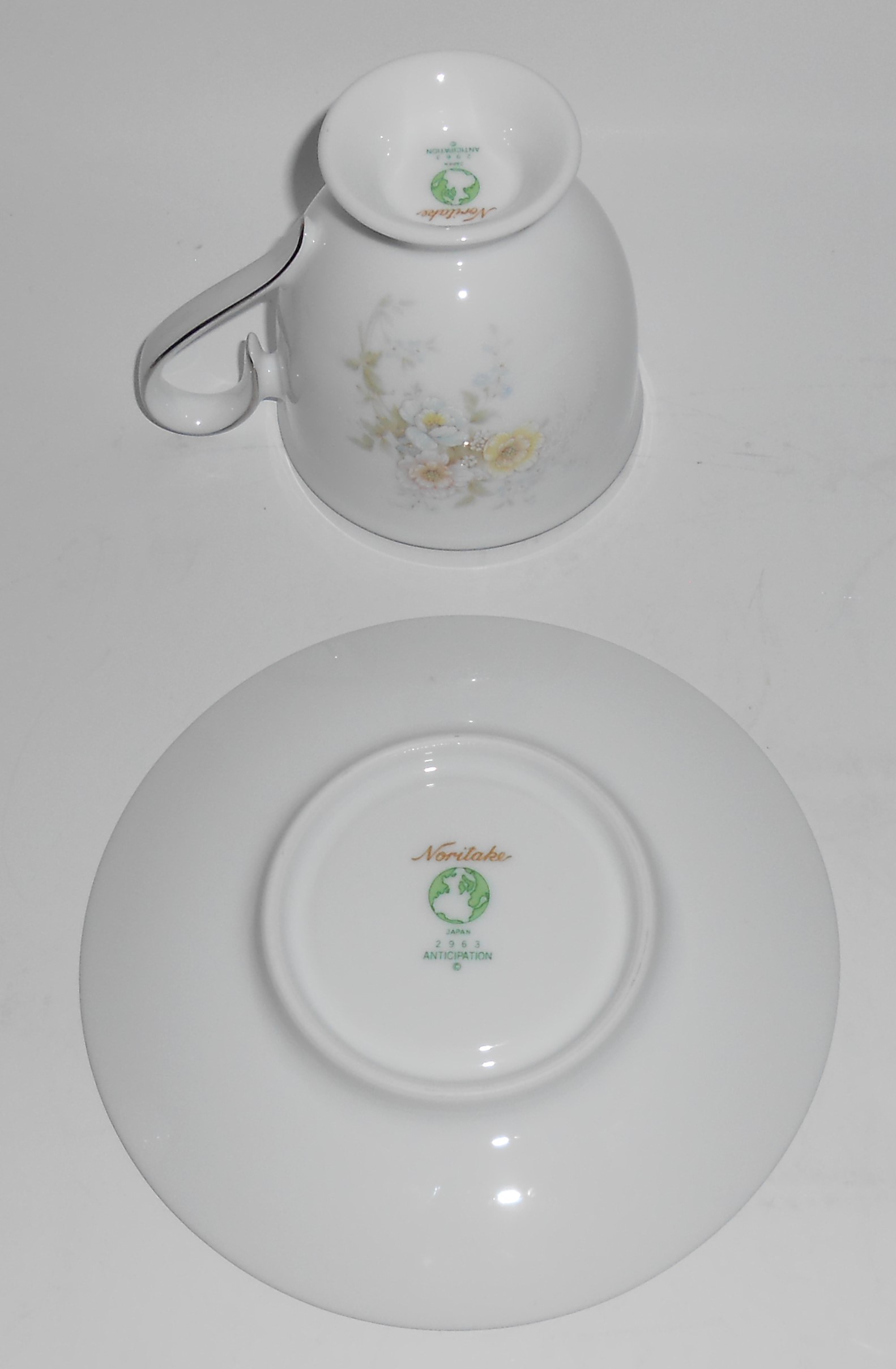 Noritake China Porcelain Platinum 2963 Anticipation Cup