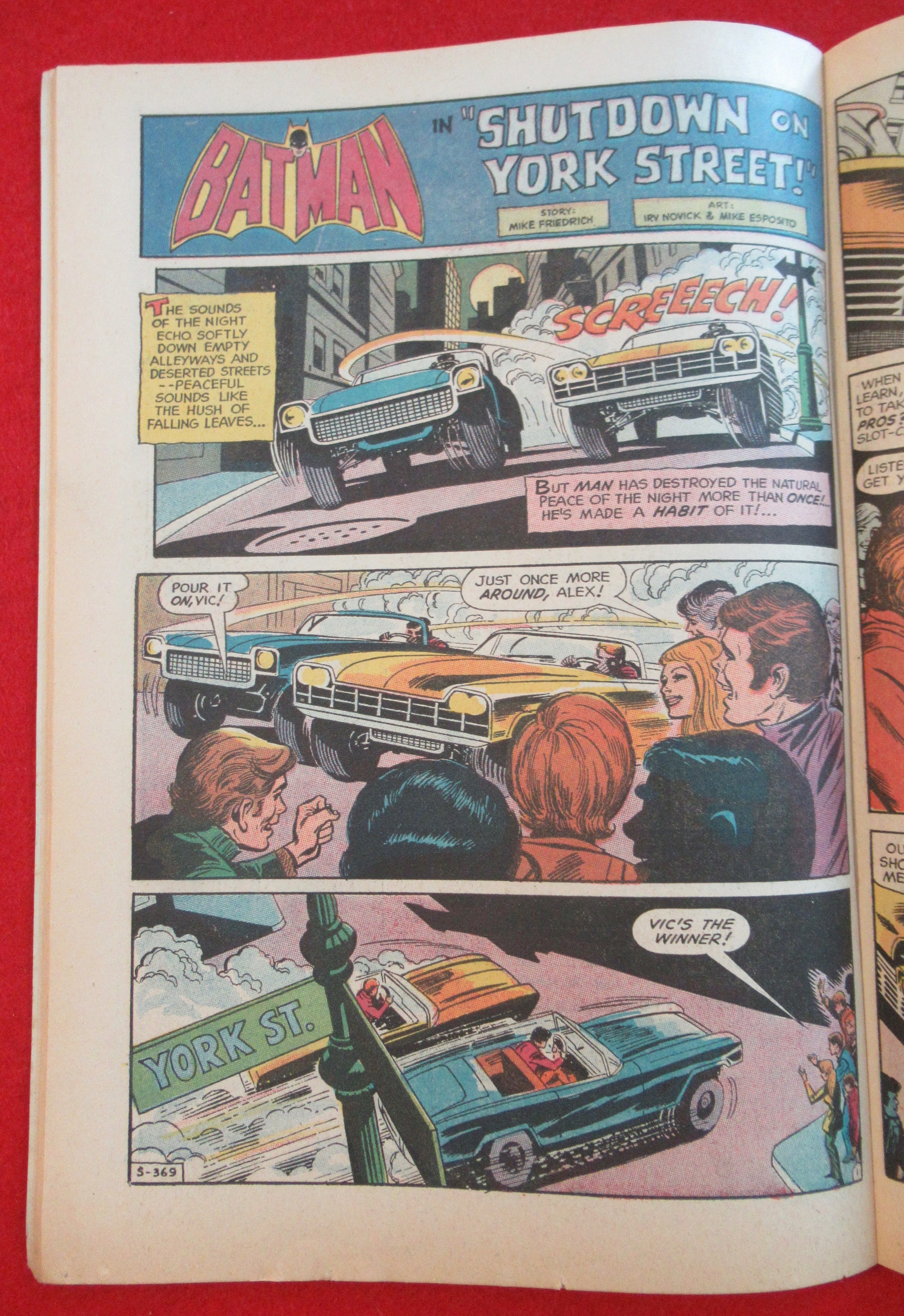Batman Comic September 1970 Wanted For Murder One