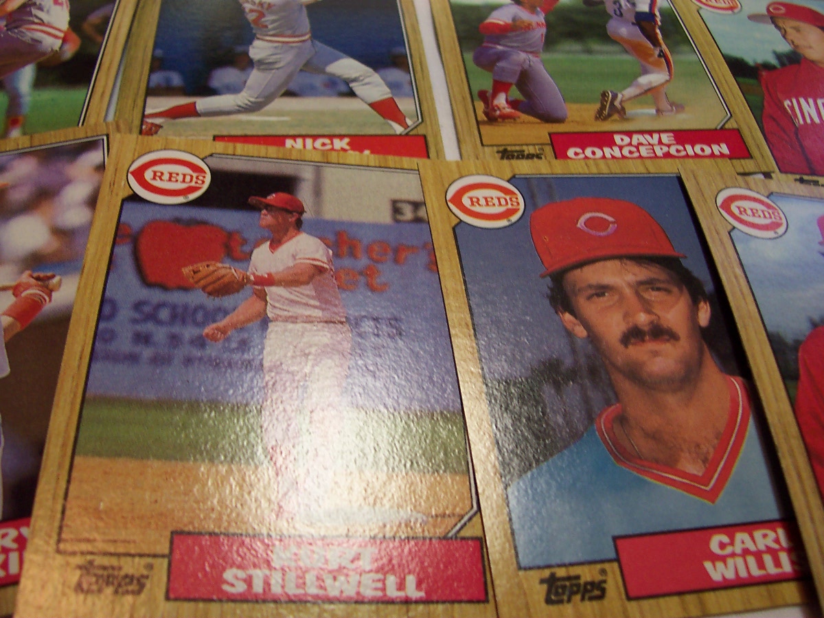 Baseball Cards Cincinnati Reds 29 cards 1987