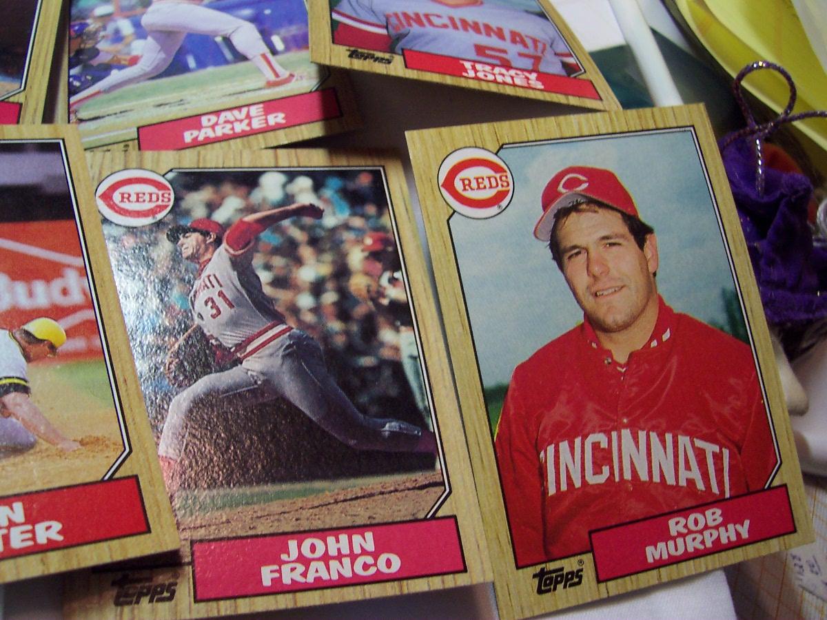 Baseball Cards Cincinnati Reds 29 cards 1987