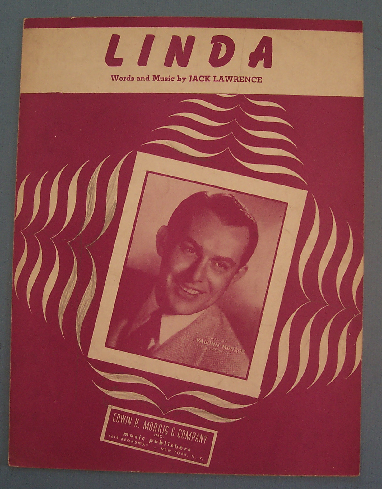 Sheet Music For 1946 Linda (Vaughn Monroe Cover)