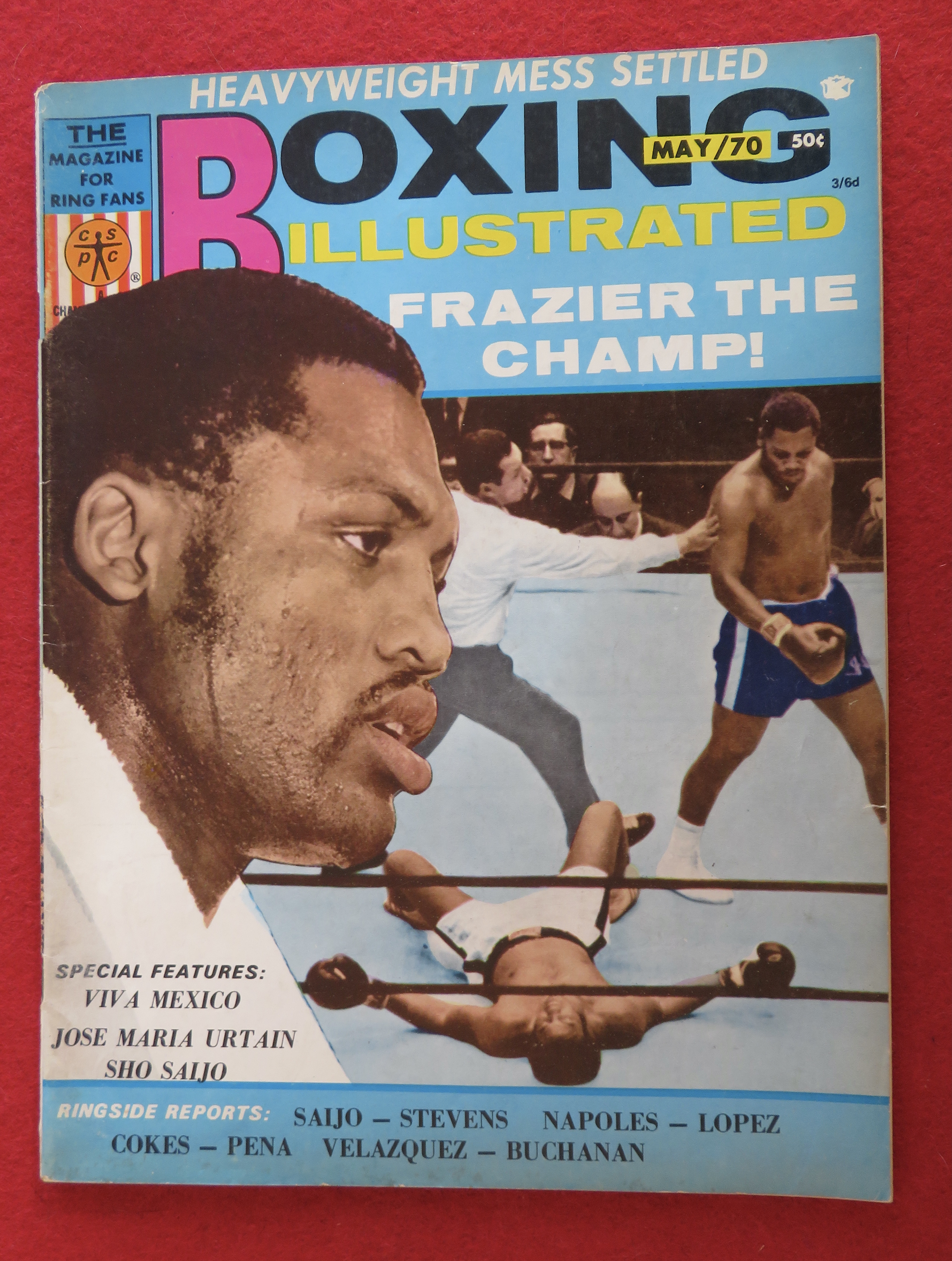 Boxing Illustrated Magazine December 1969 R Marciano