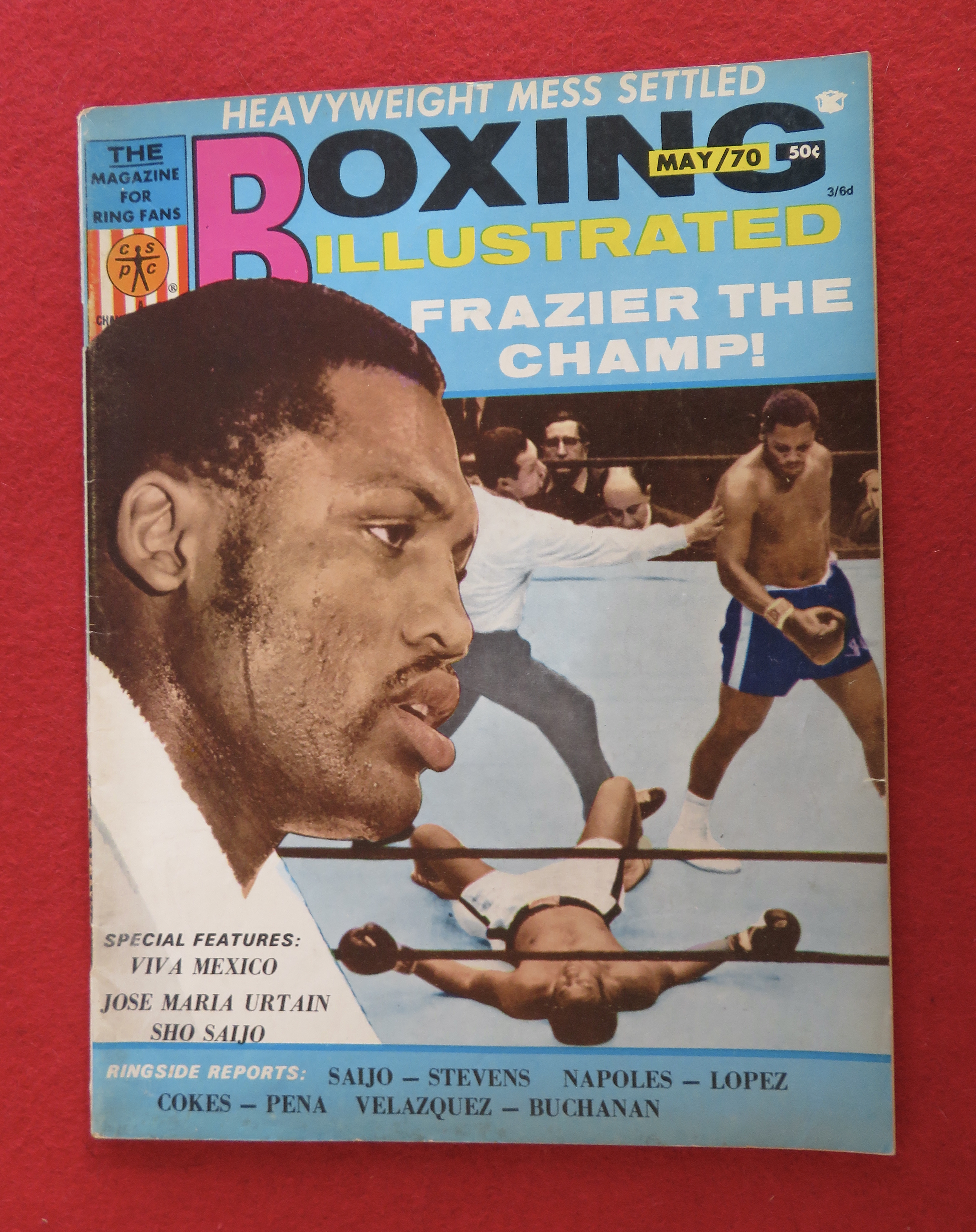 Boxing Illustrated Magazine December 1969 R Marciano