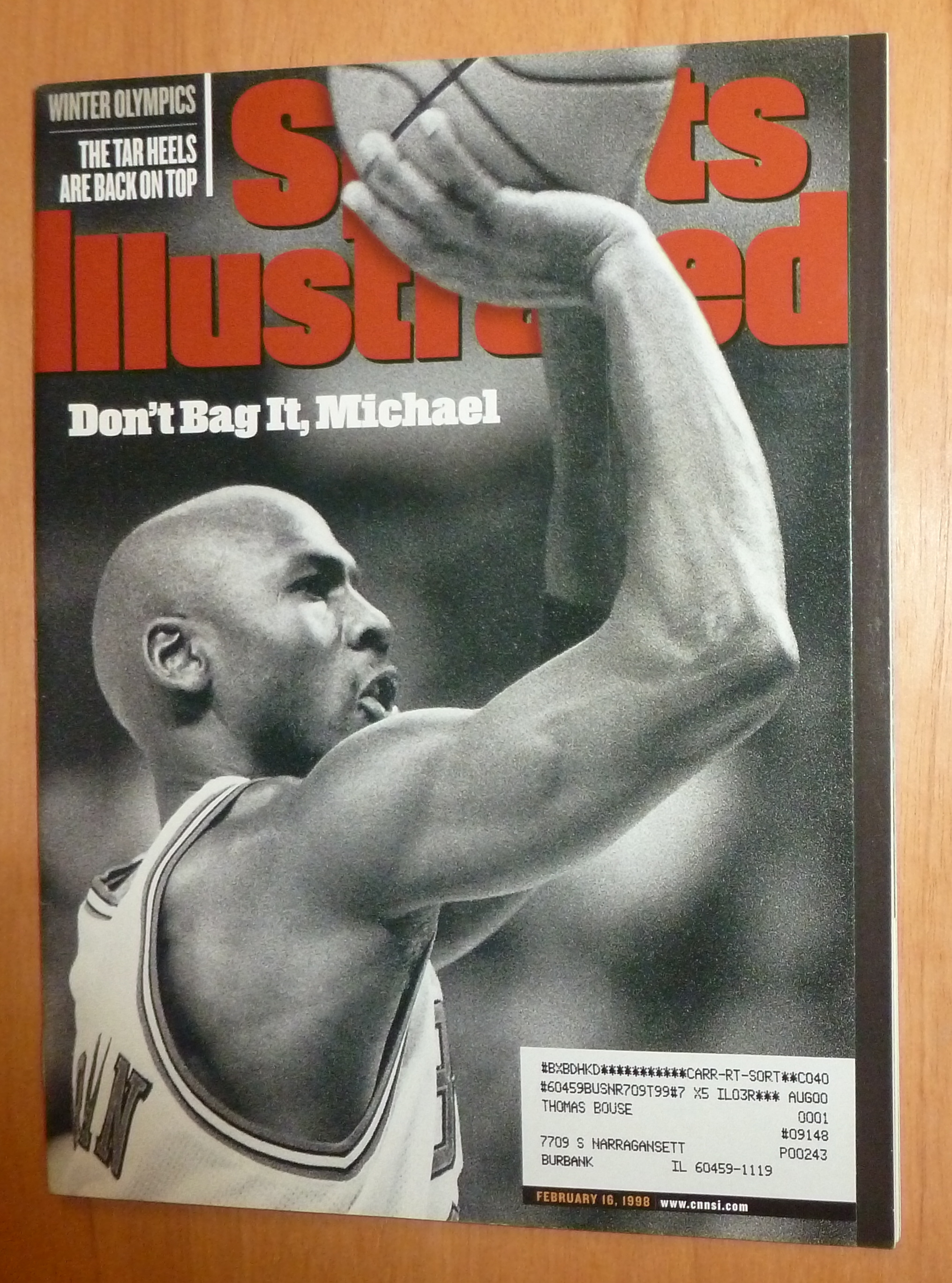 Sports Illustrated-February 16, 1998-Michael Jordan