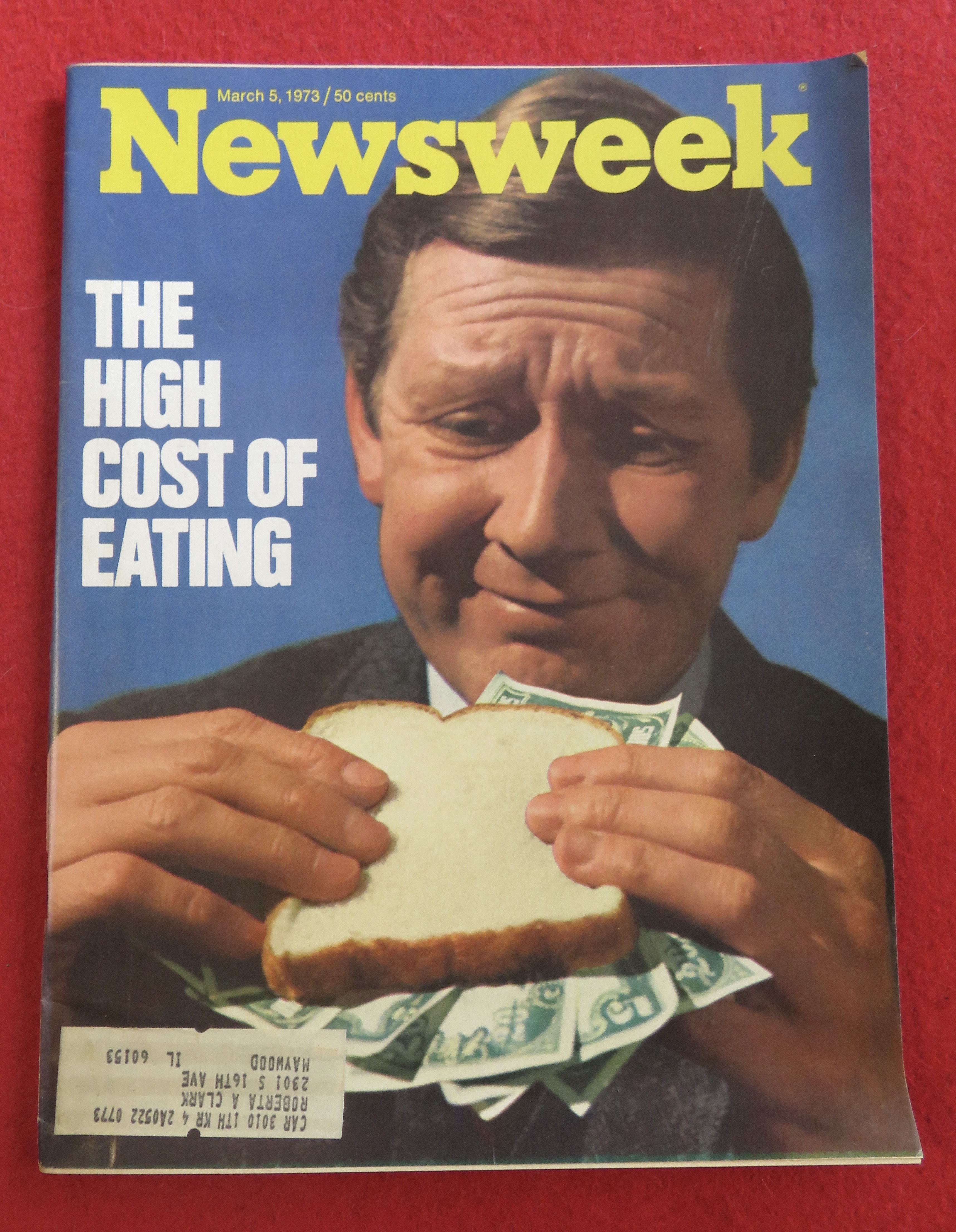 Newsweek Magazine March 5, 1973 High Cost Of Eating