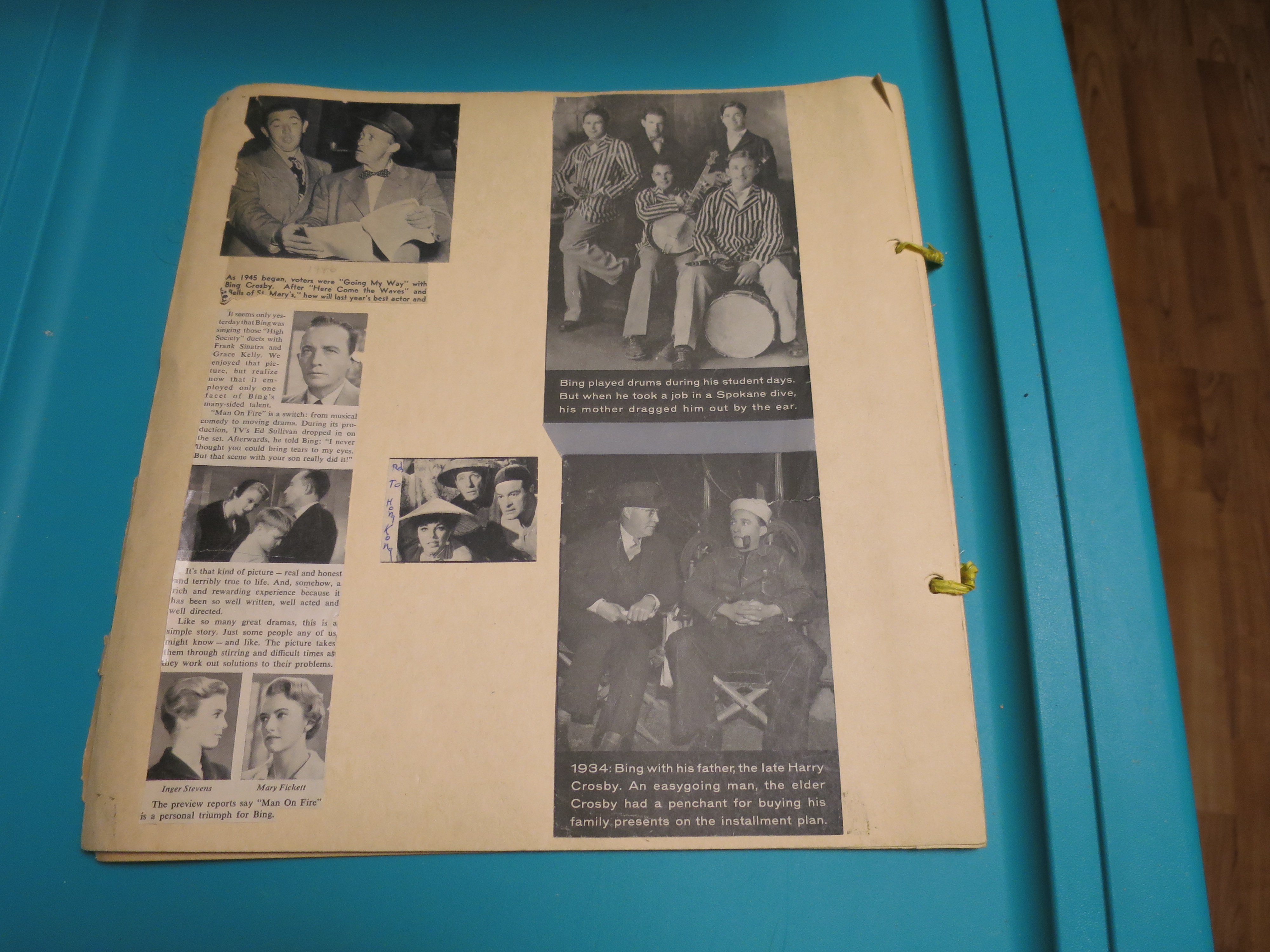 Scrapbook Of Bing Crosby Pictures