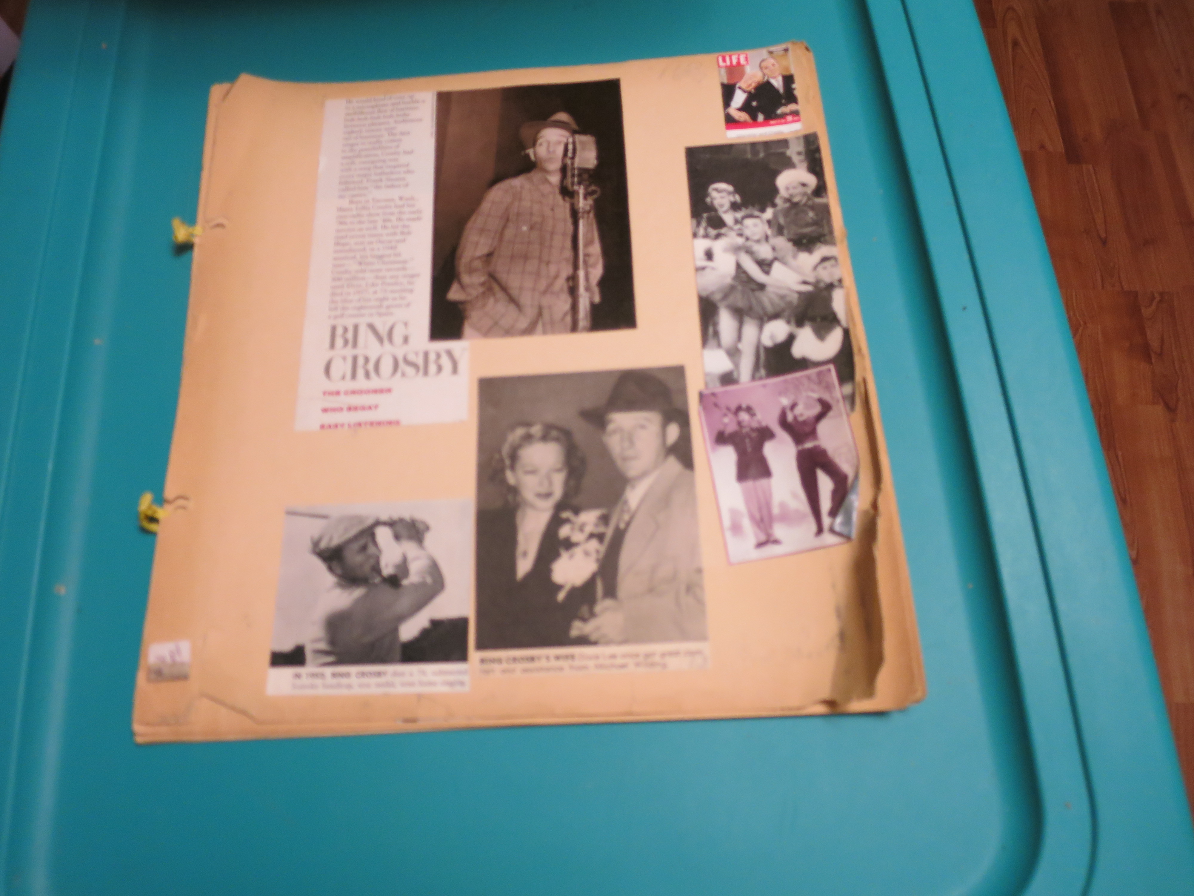 Scrapbook Of Bing Crosby Pictures