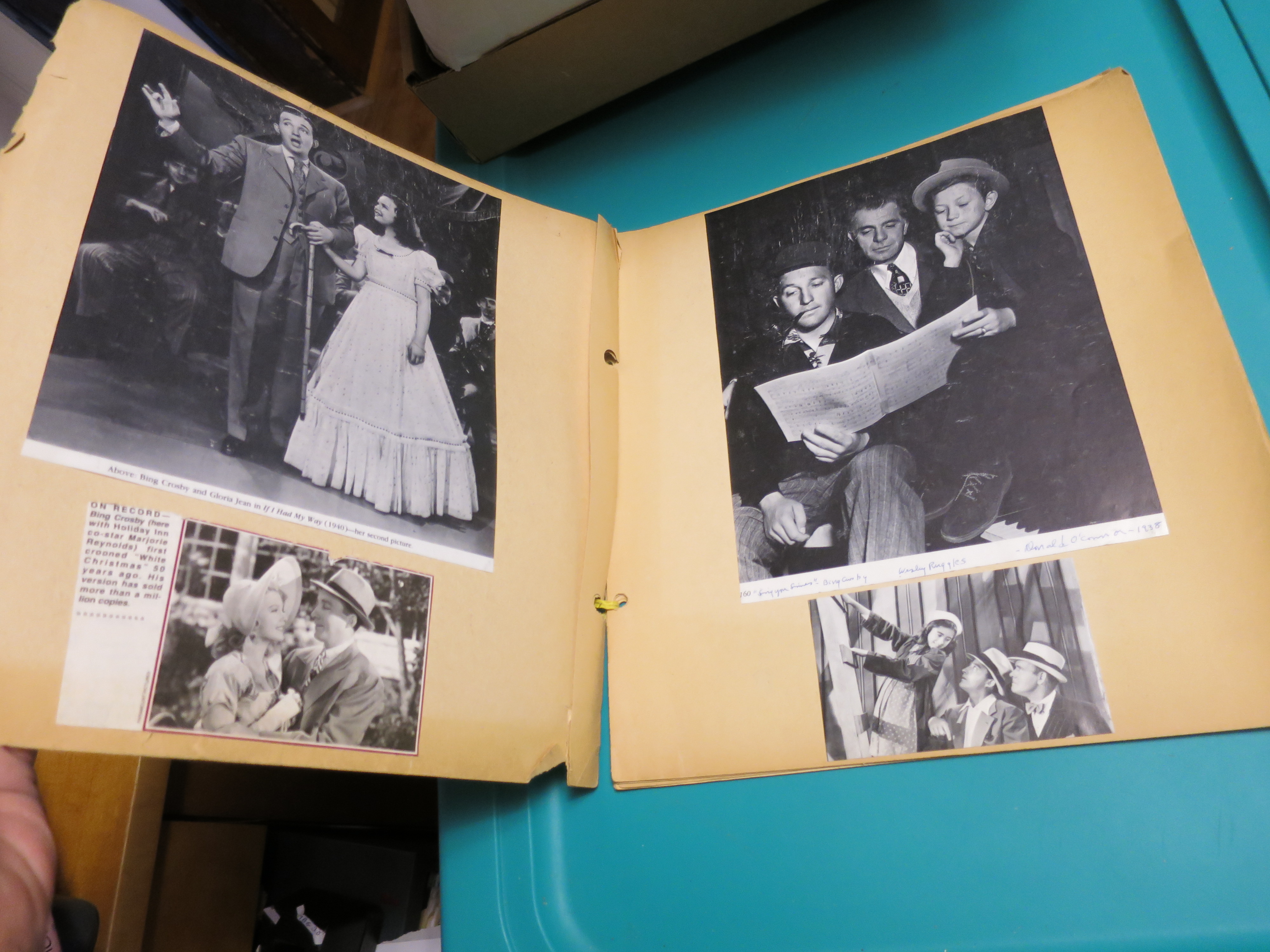 Scrapbook Of Bing Crosby Pictures