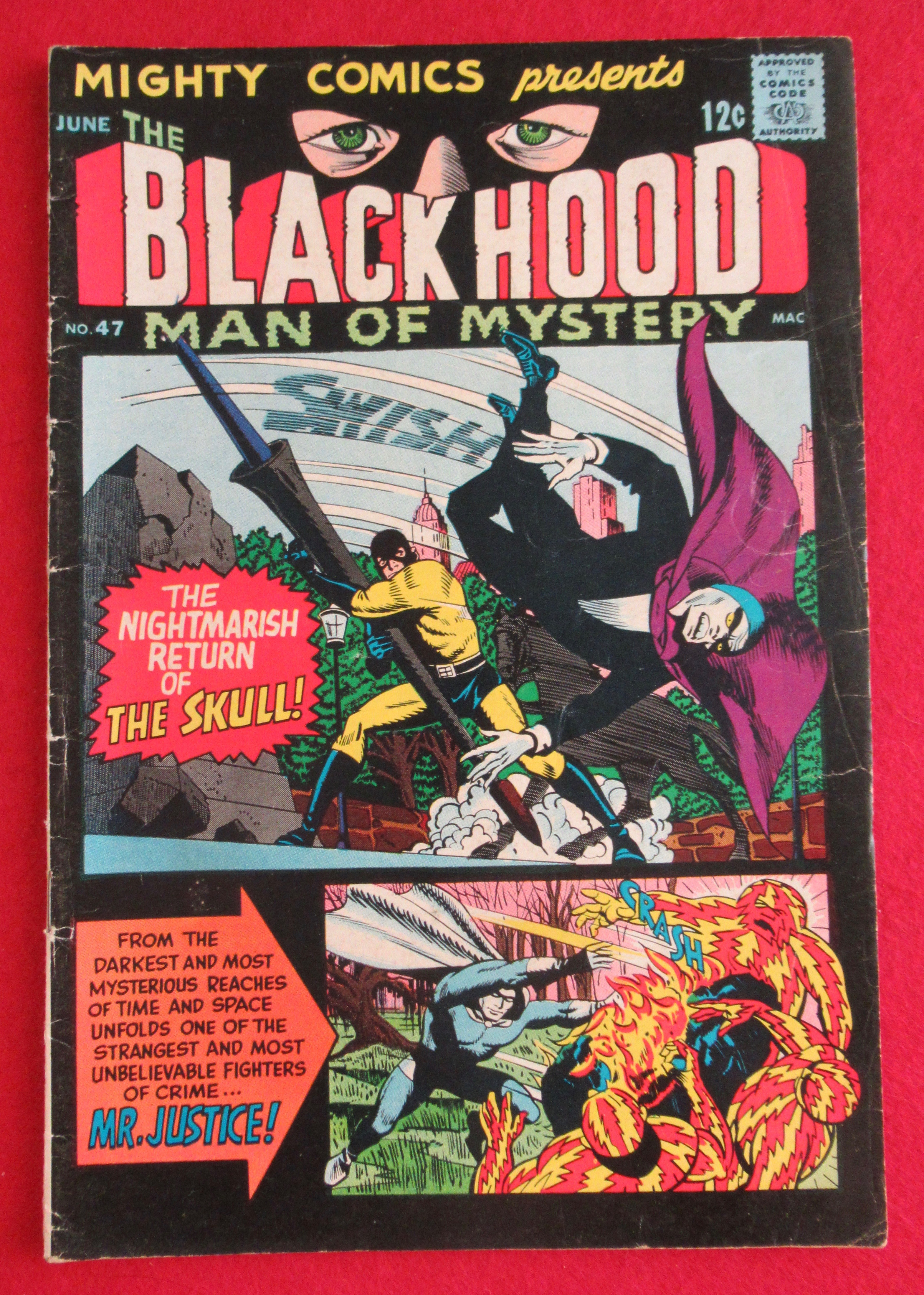 Black Hood Comic June 1967 Nightmare Of Skull