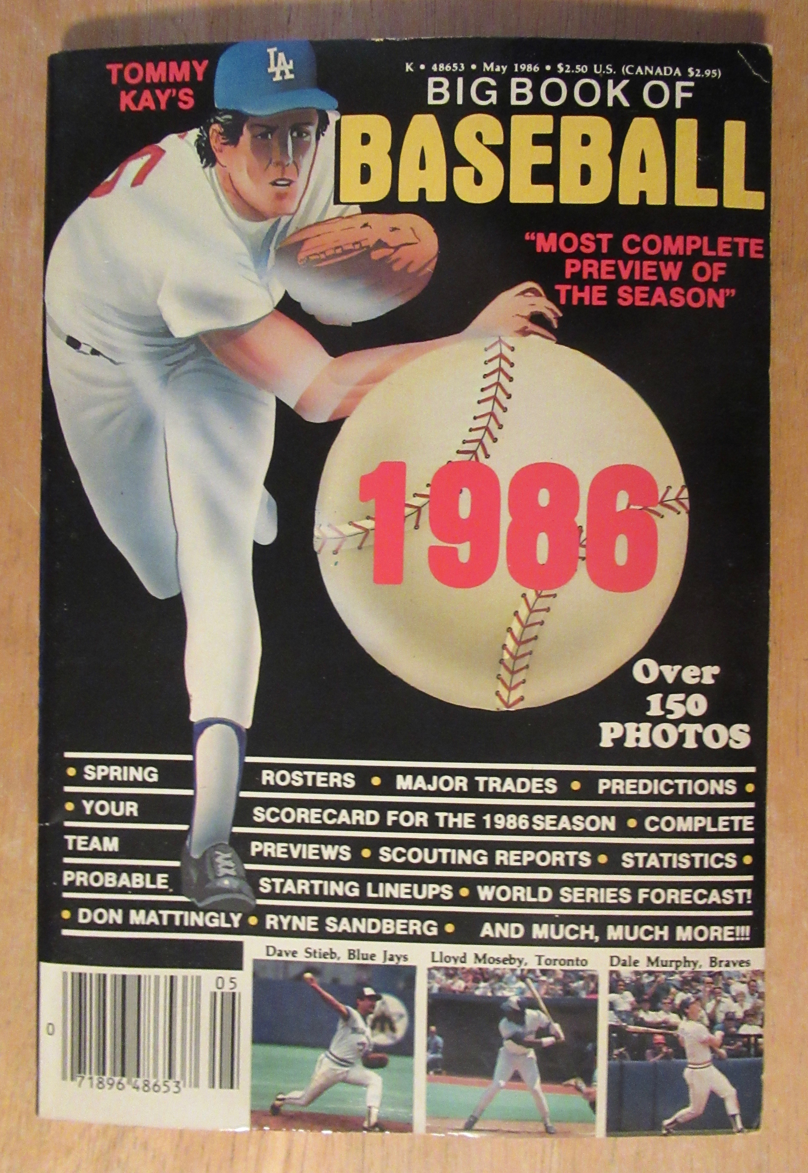 Big Book Of Baseball 1986 Complete Preview Of Season