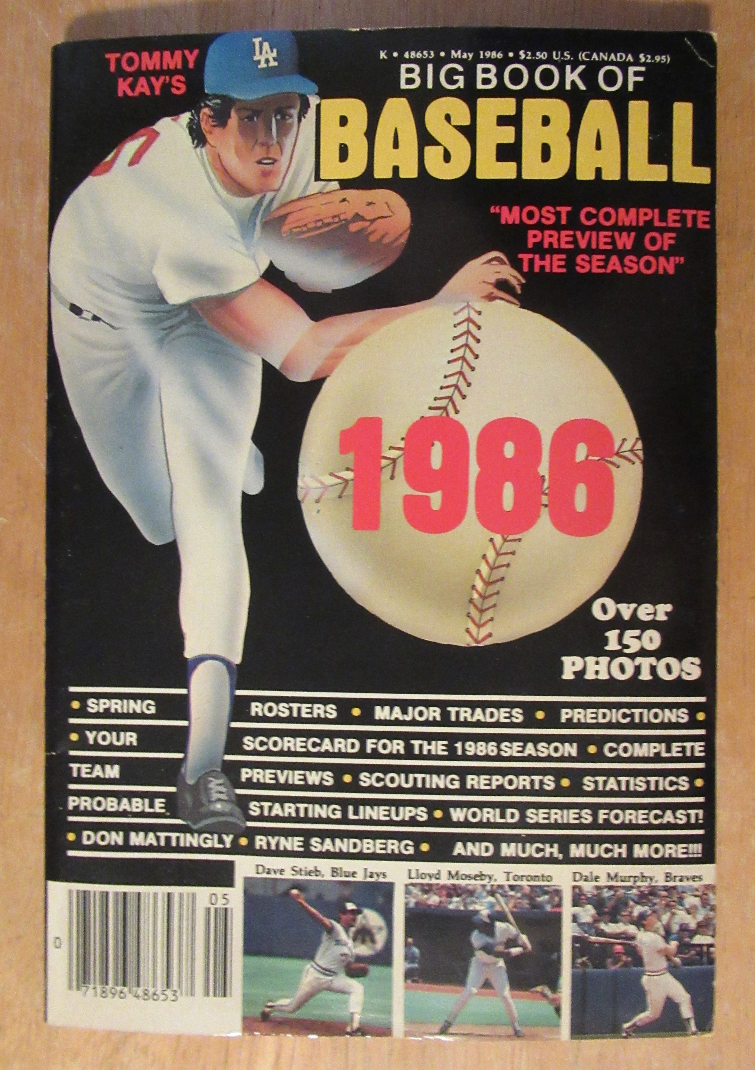 Big Book Of Baseball 1986 Complete Preview Of Season