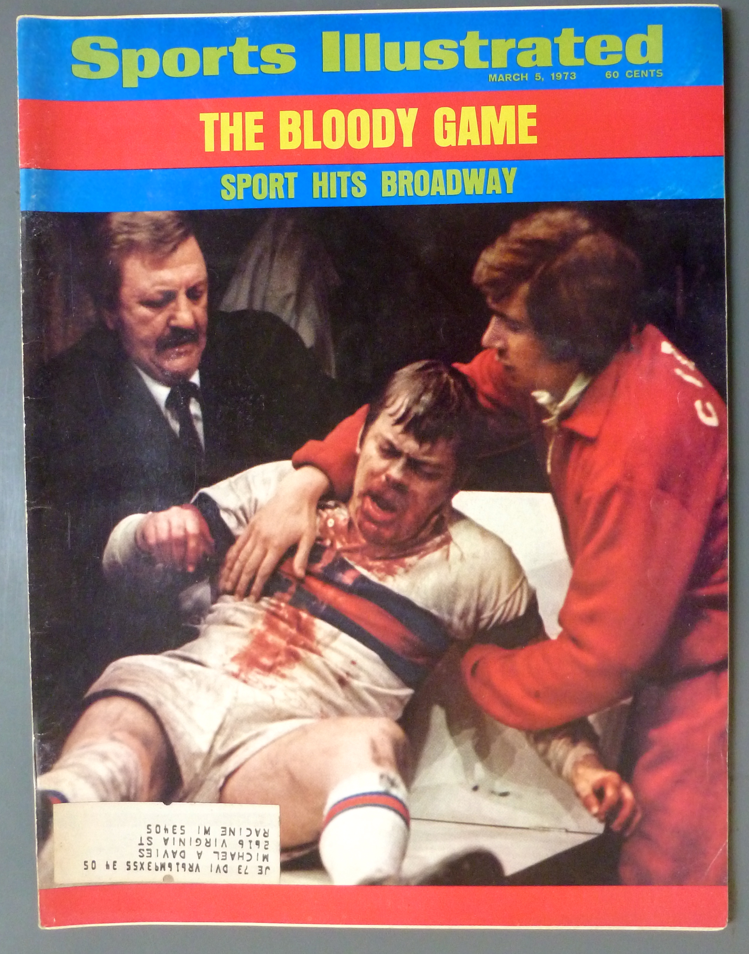 Sports Illustrated-March 5, 1973-Bloody Game