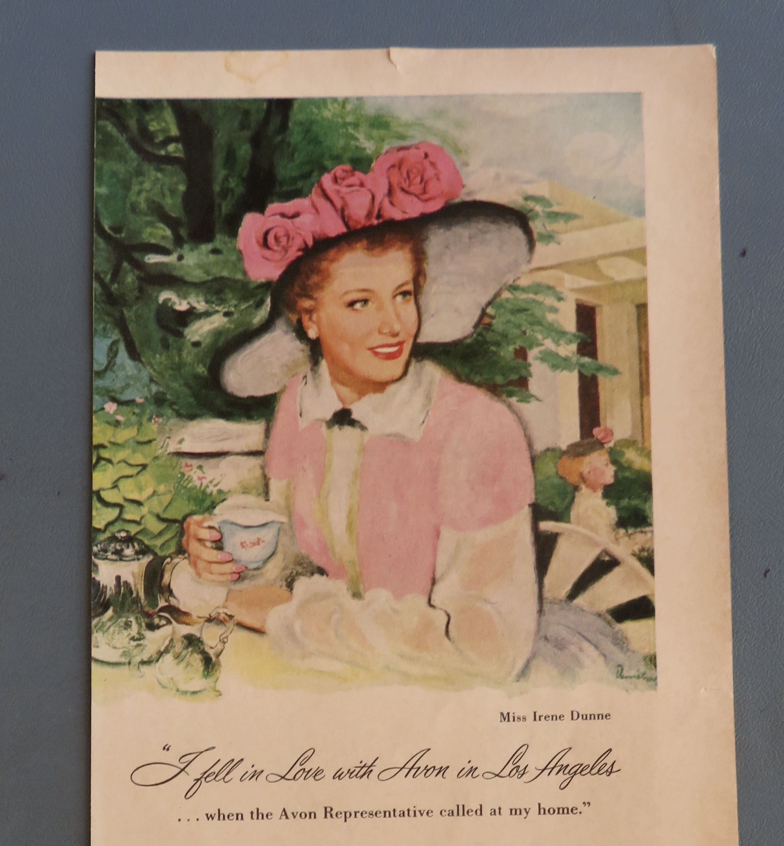 1949 Avon Cosmetics with Miss Irene Dunne