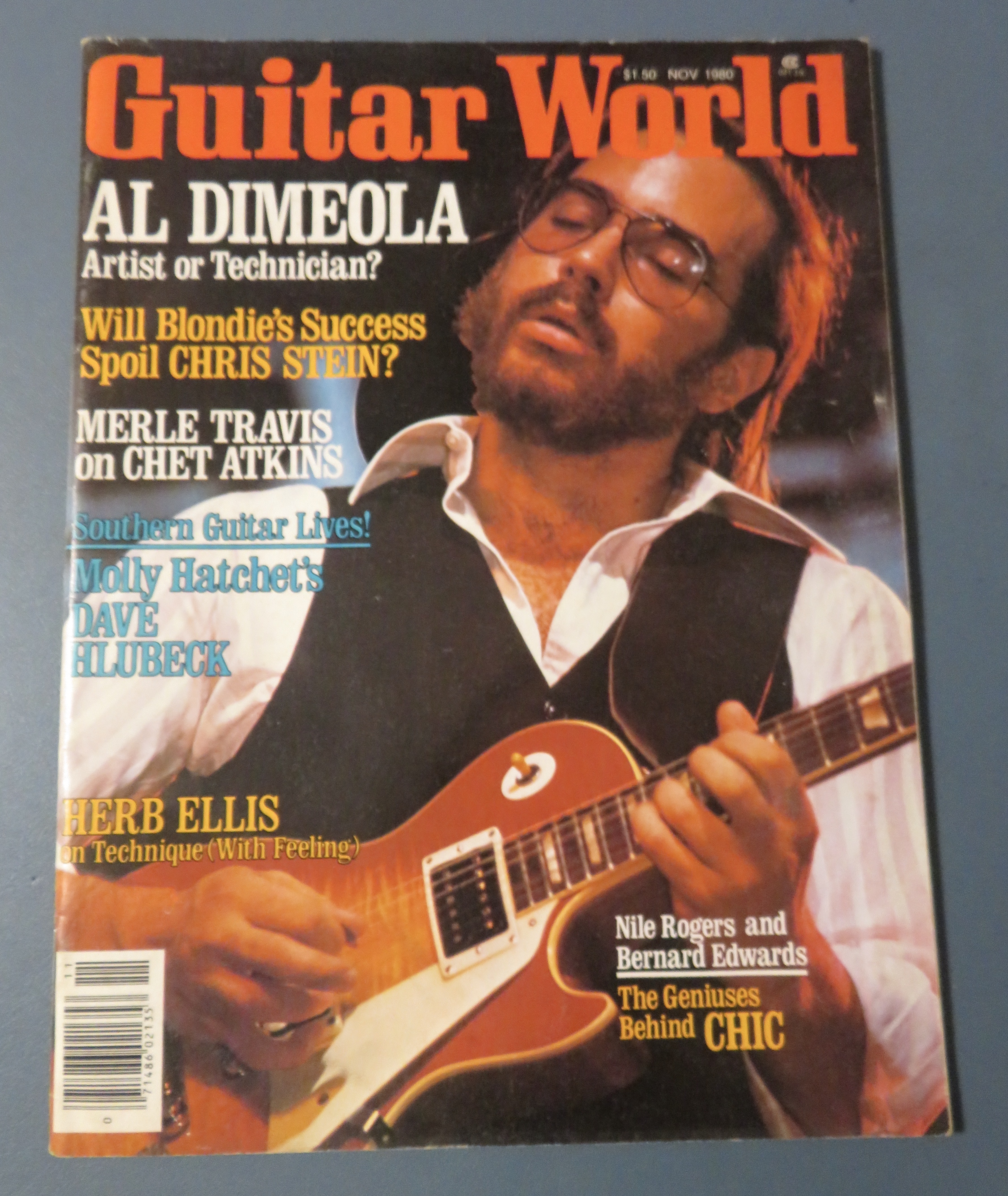 Guitar World Magazine November 1980 Al Dimeola
