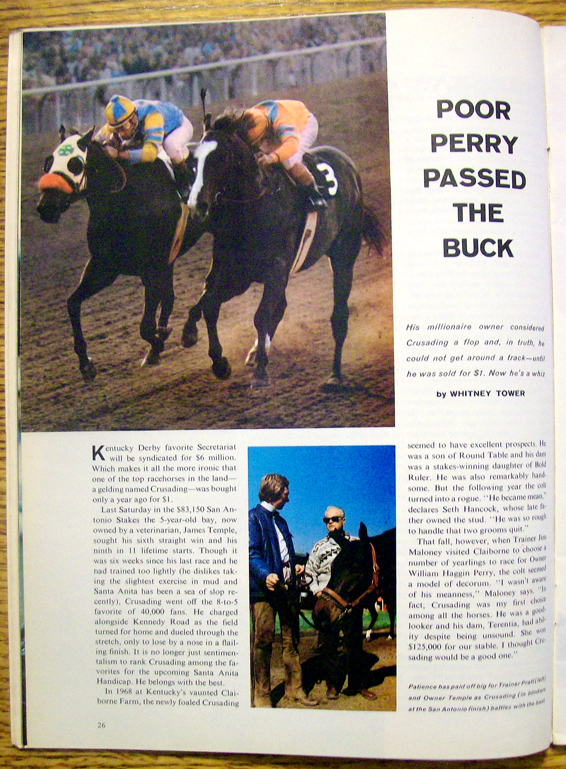 Sports Illustrated Magazine-March 5, 1973-Bloody Game