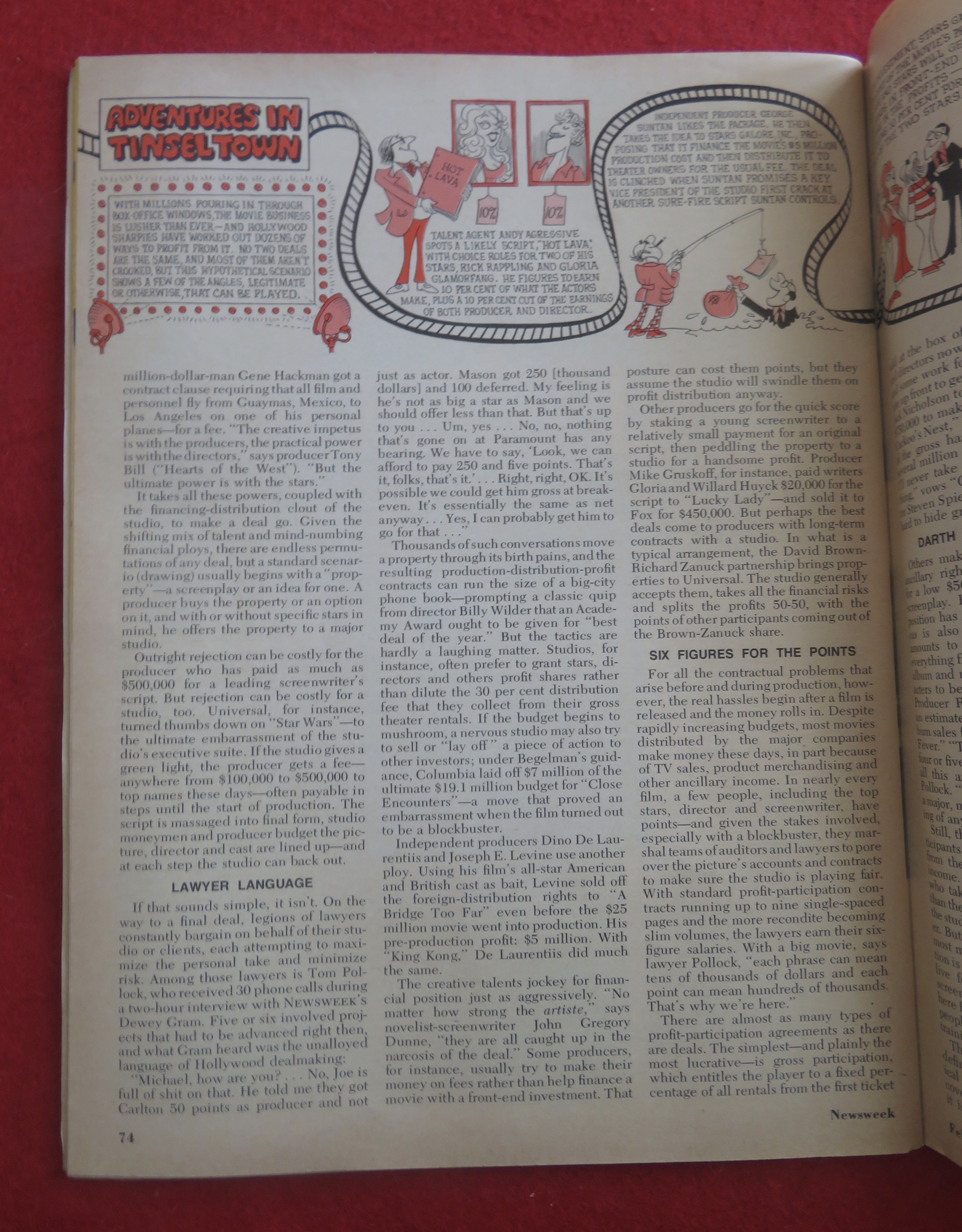 Newsweek Magazine February 13, 1978 Inside Hollywood