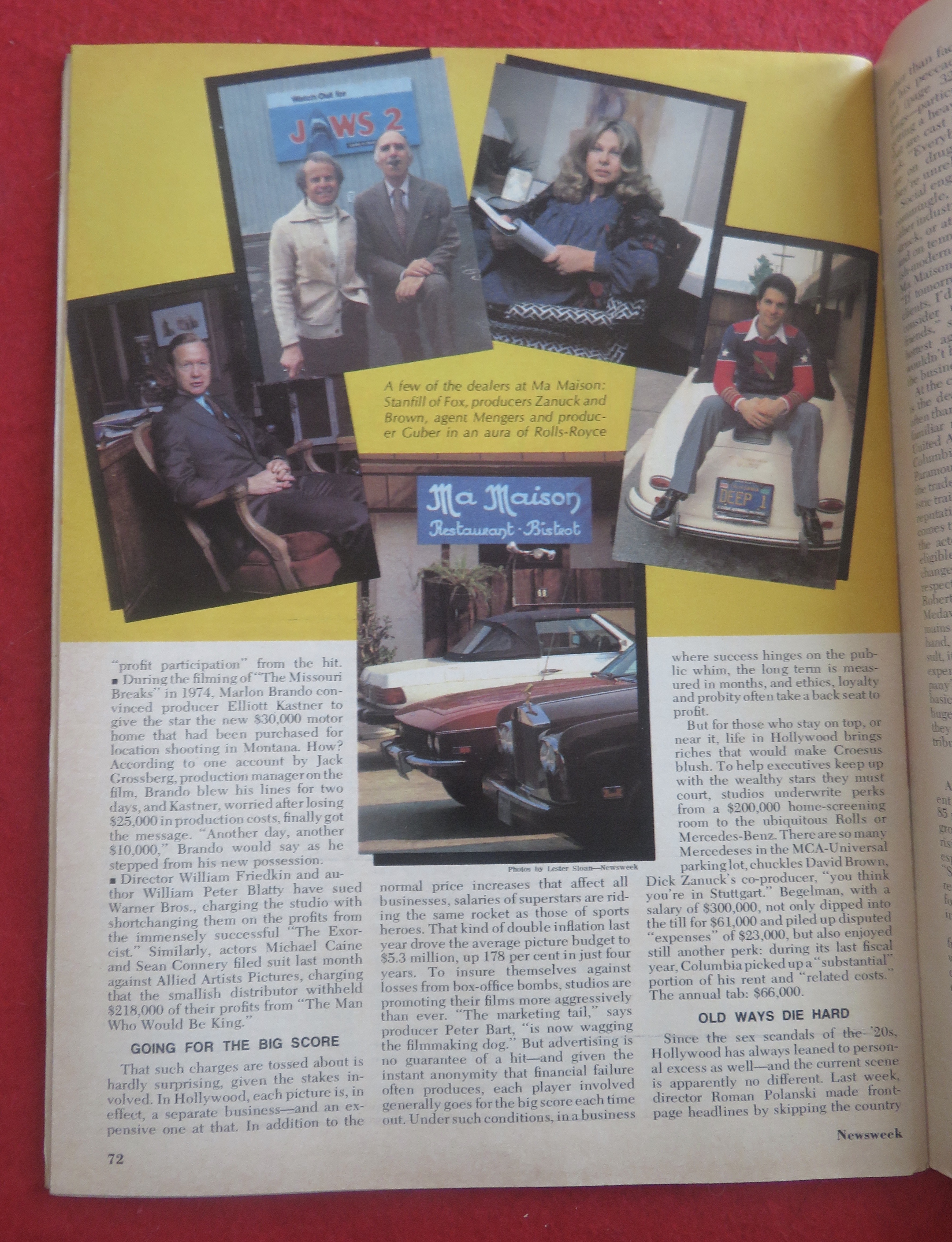 Newsweek Magazine February 13, 1978 Inside Hollywood