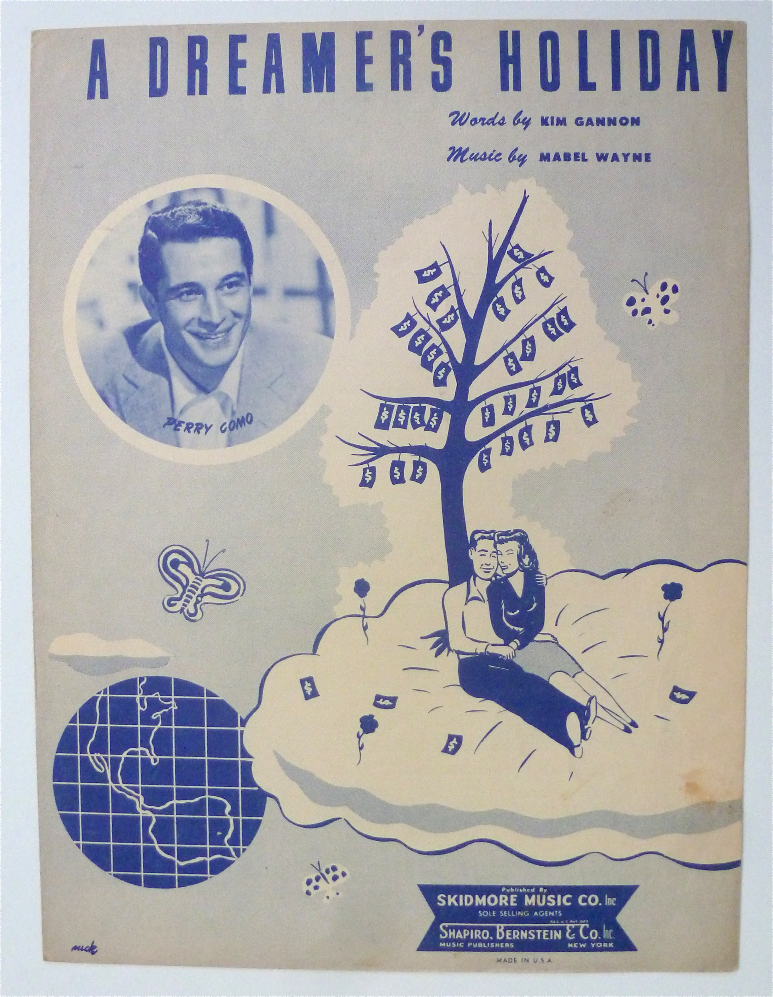 Sheet Music 1949 A Dreamer's Holiday