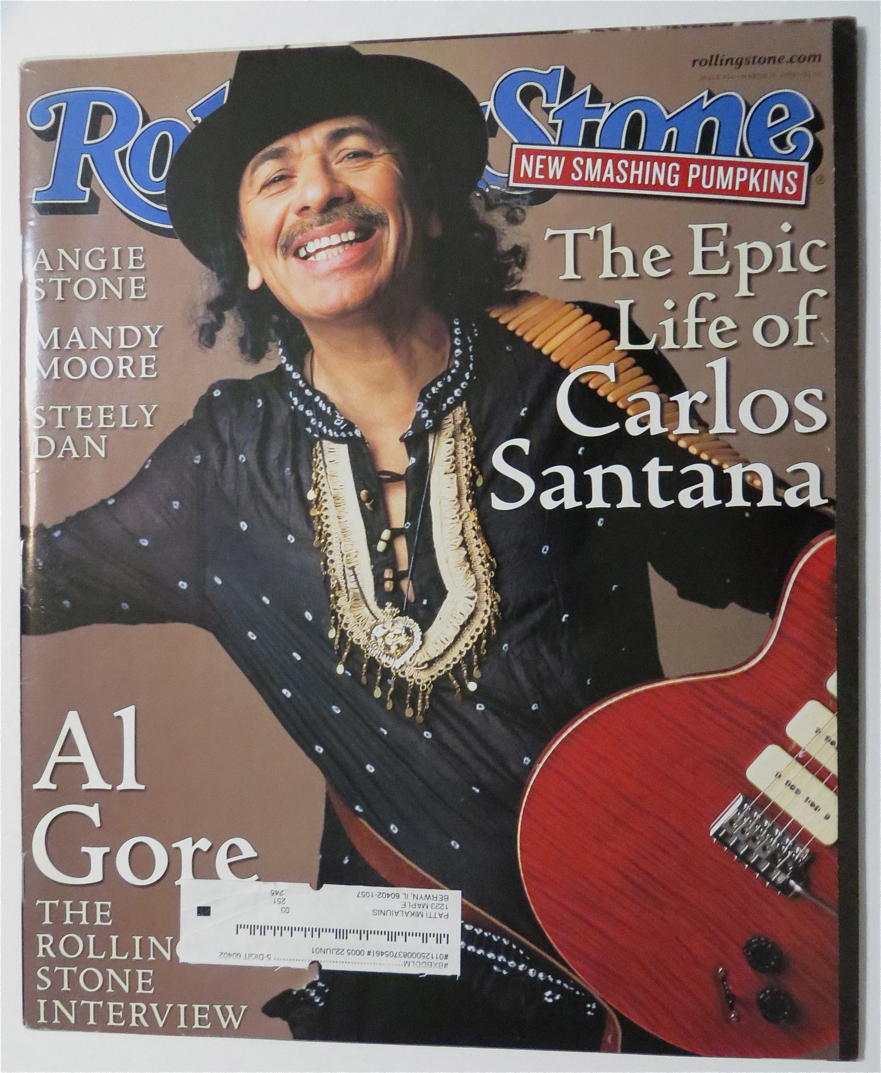 Rolling Stone March 16, 2000 Carlos Santana