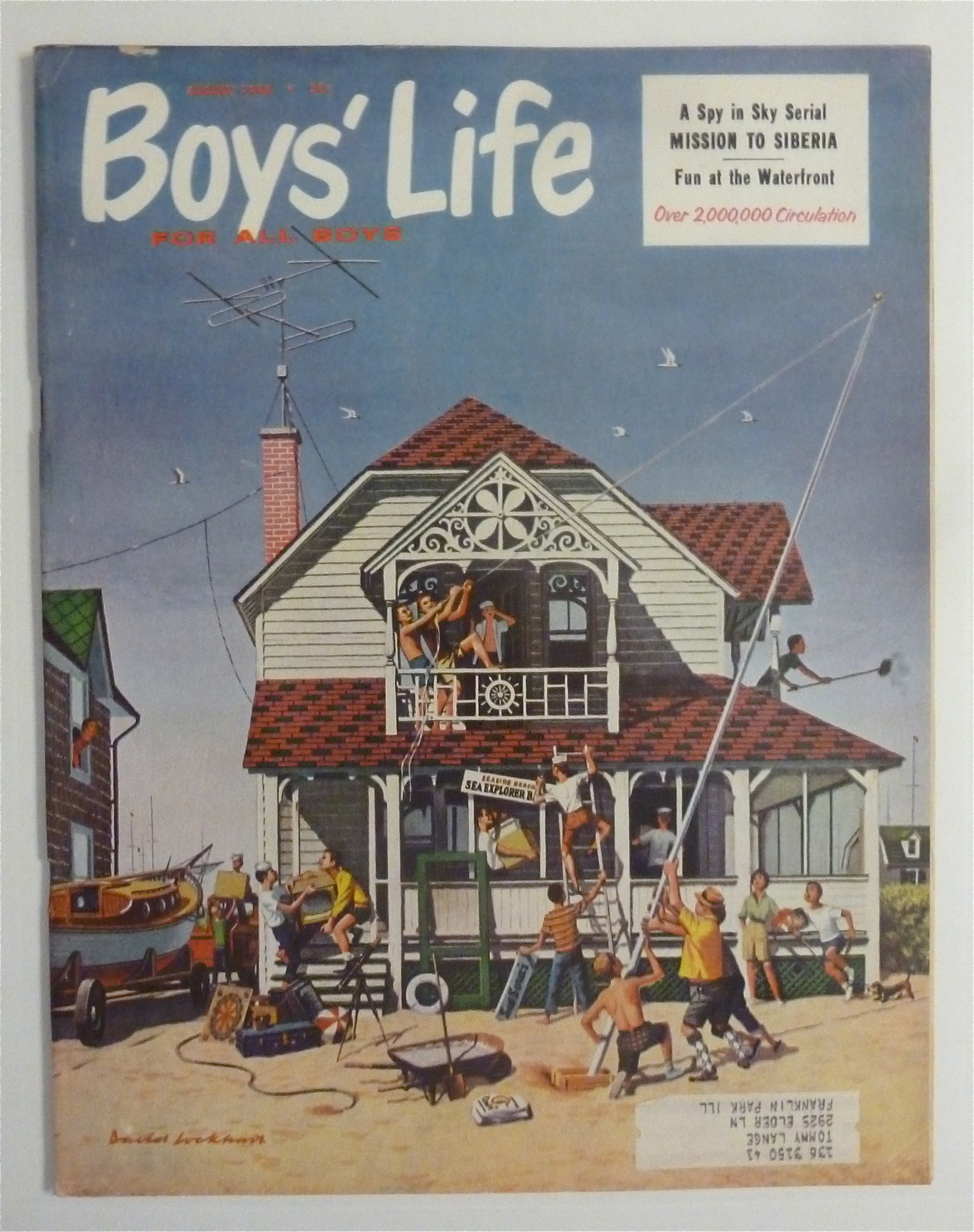 Boys Life Magazine August 1960 Mission To Siberia