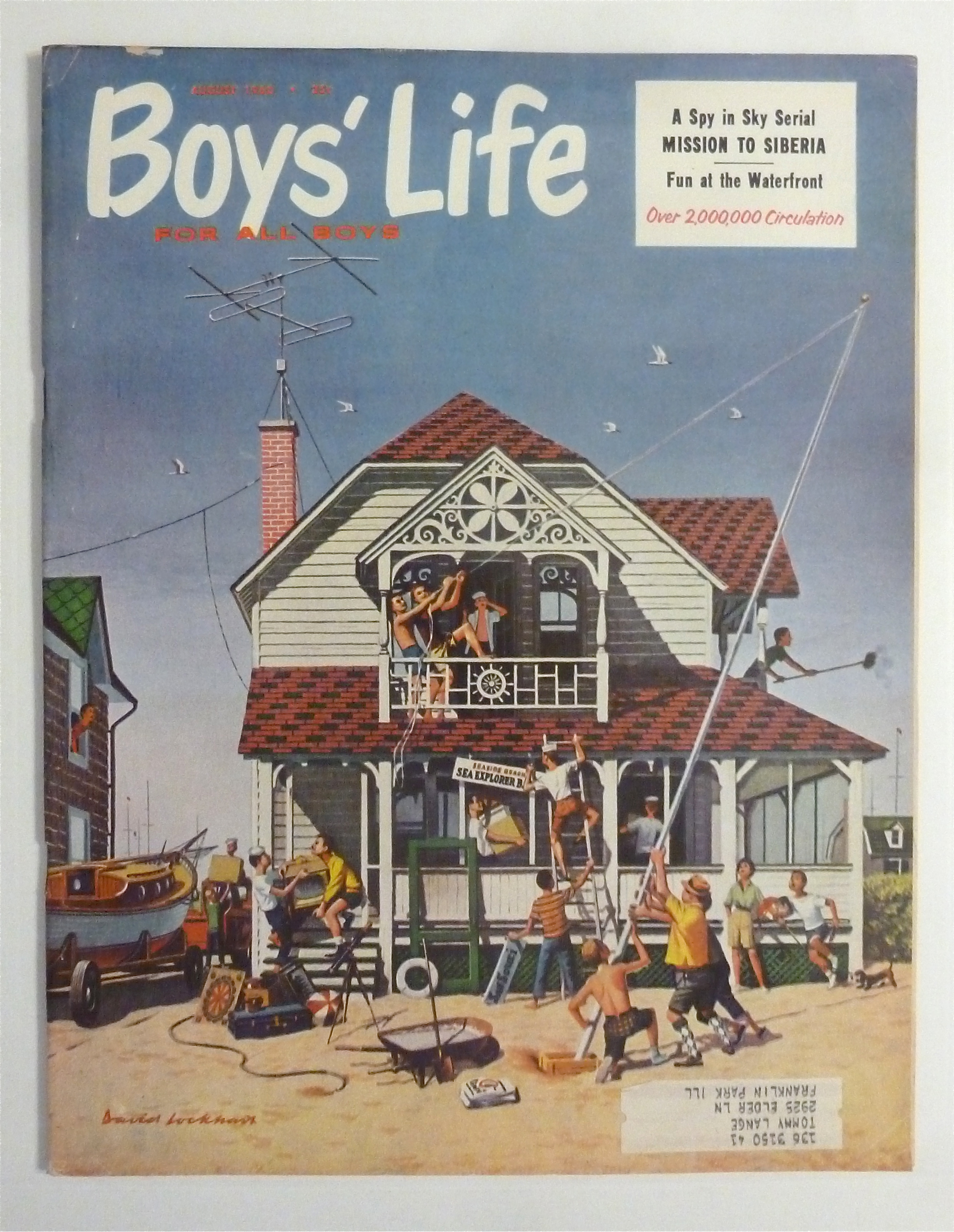 Boys Life Magazine August 1960 Mission To Siberia