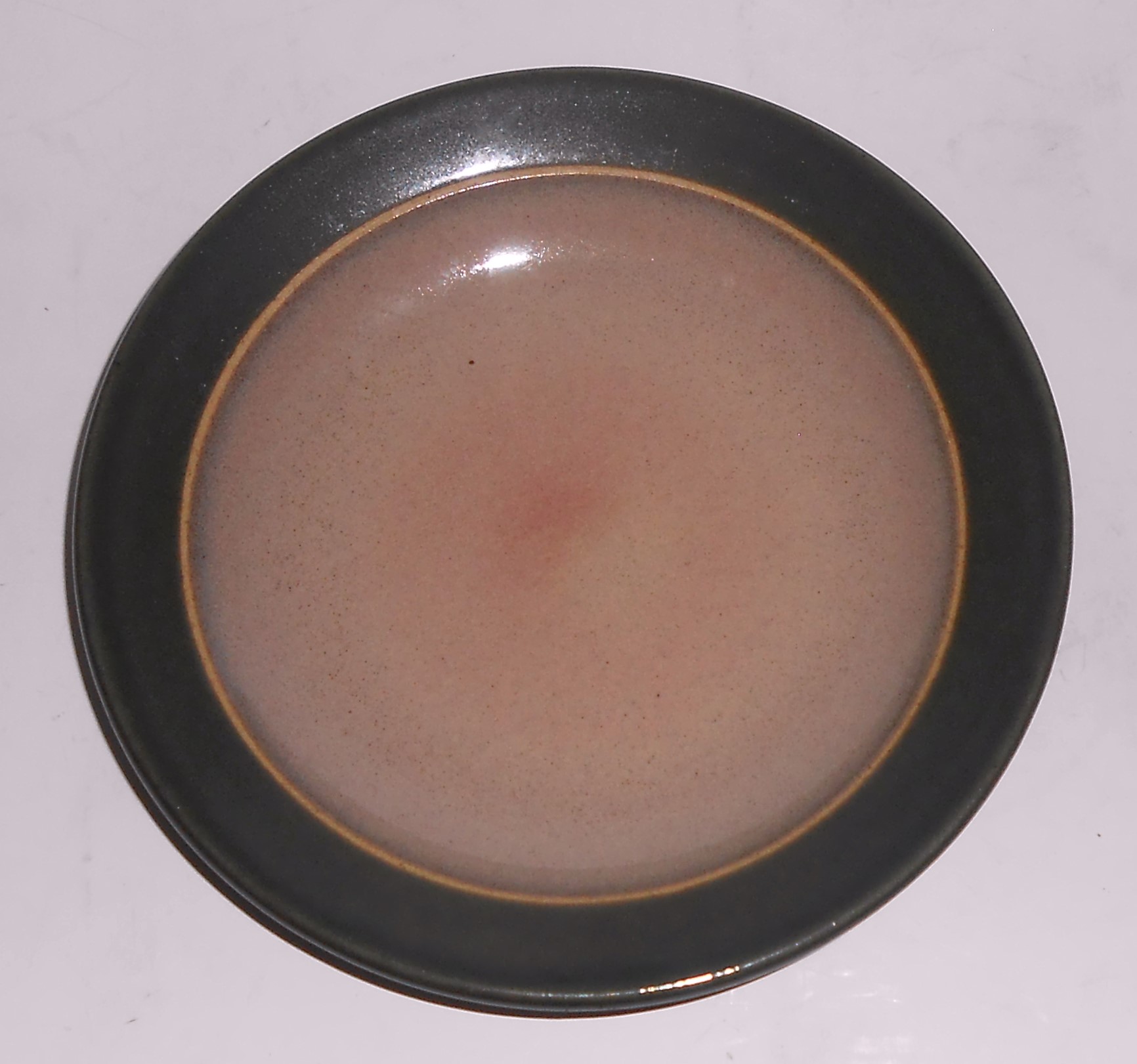 Heath Pottery Rose Peacock Bread Plate - MINT