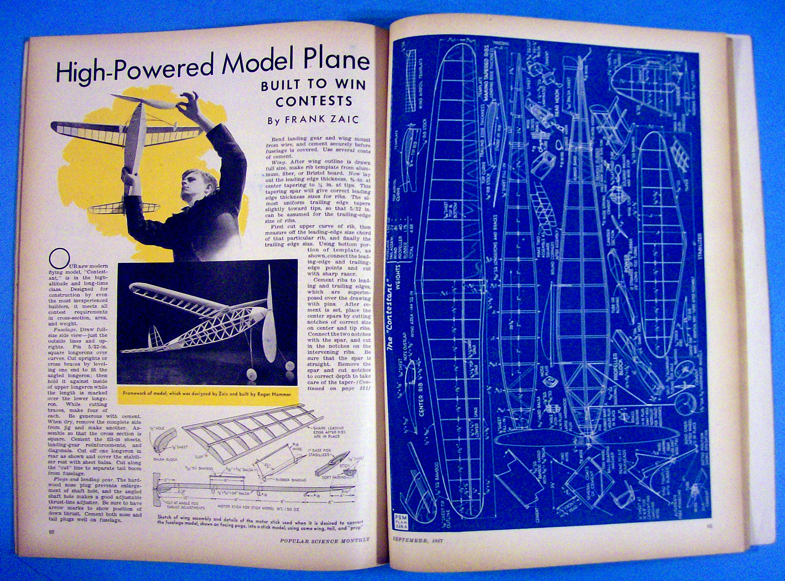 Popular Science Magazine September 1937 Sound Detector