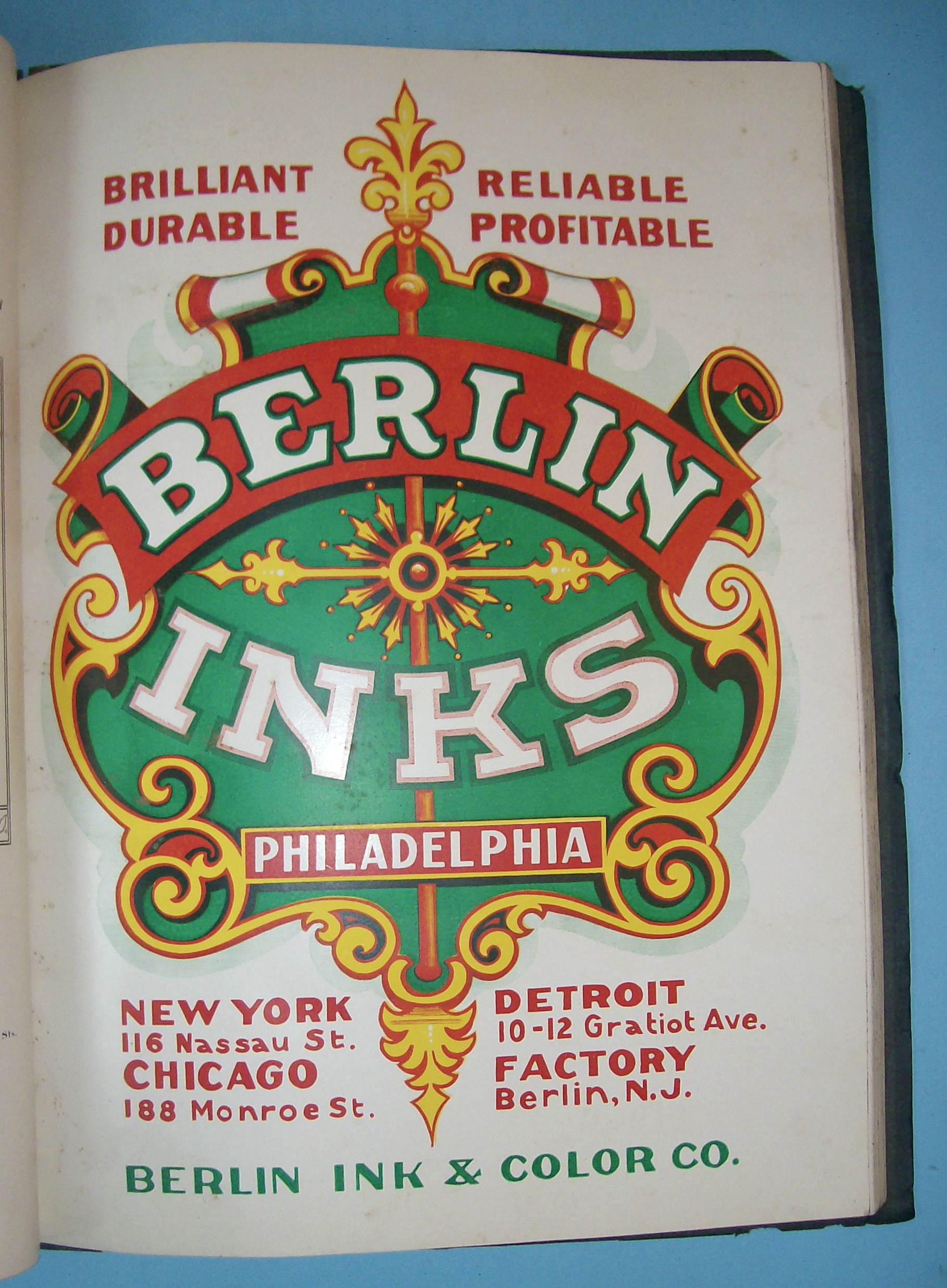Baltimore Maryland Union Convention Book 1902