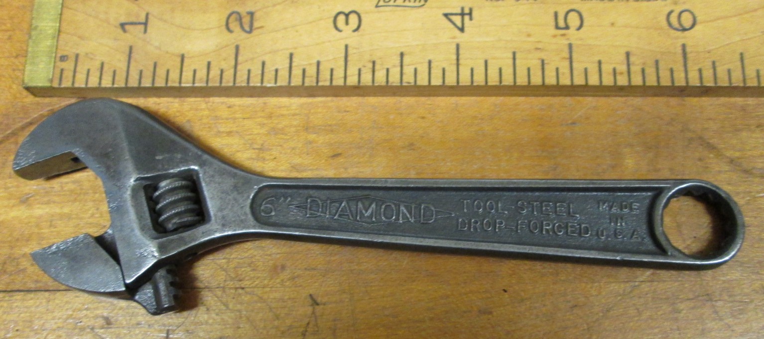 Diamond Horseshoe Adjustable Wrench 6 inch
