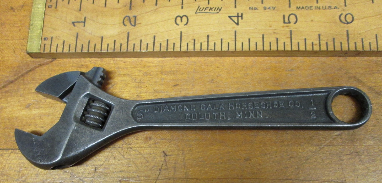 Diamond Horseshoe Adjustable Wrench 6 inch