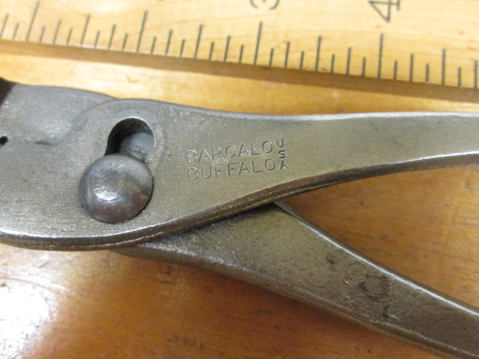 Barcalo Slip Joint Pliers Antique 8 inch
