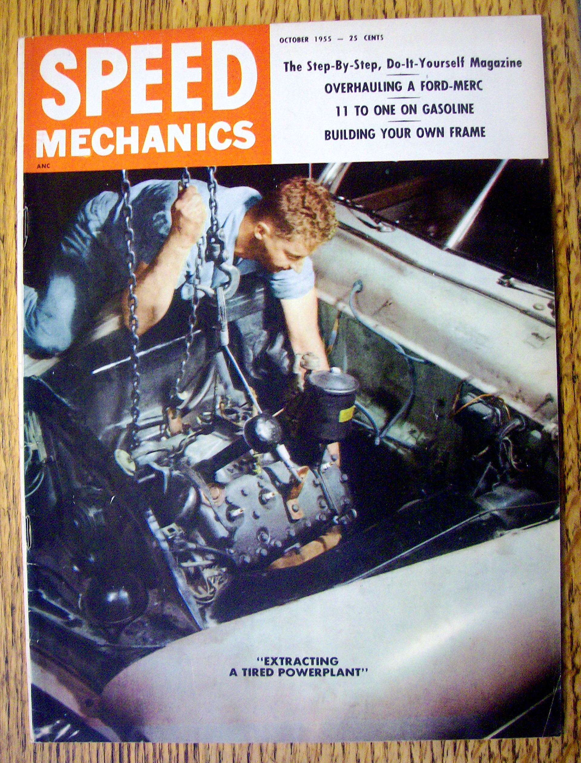 Speed Mechanics October 1955 Overhauling A Ford-Merc