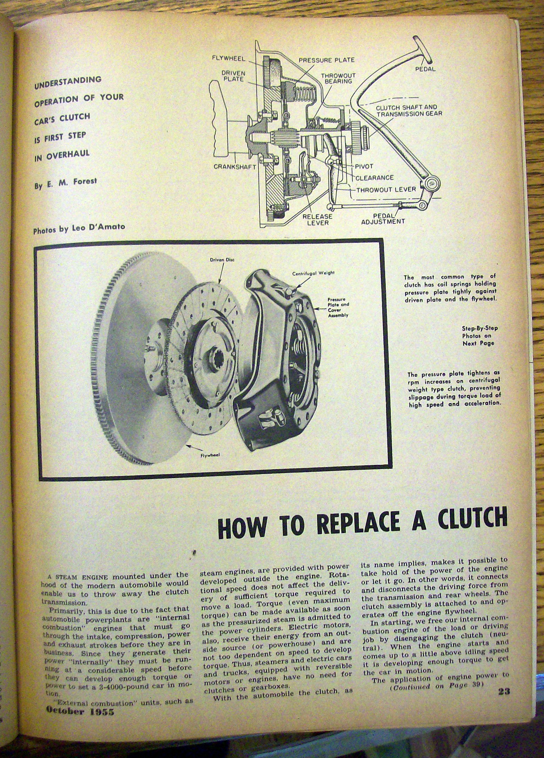 Speed Mechanics October 1955 Overhauling A Ford-Merc