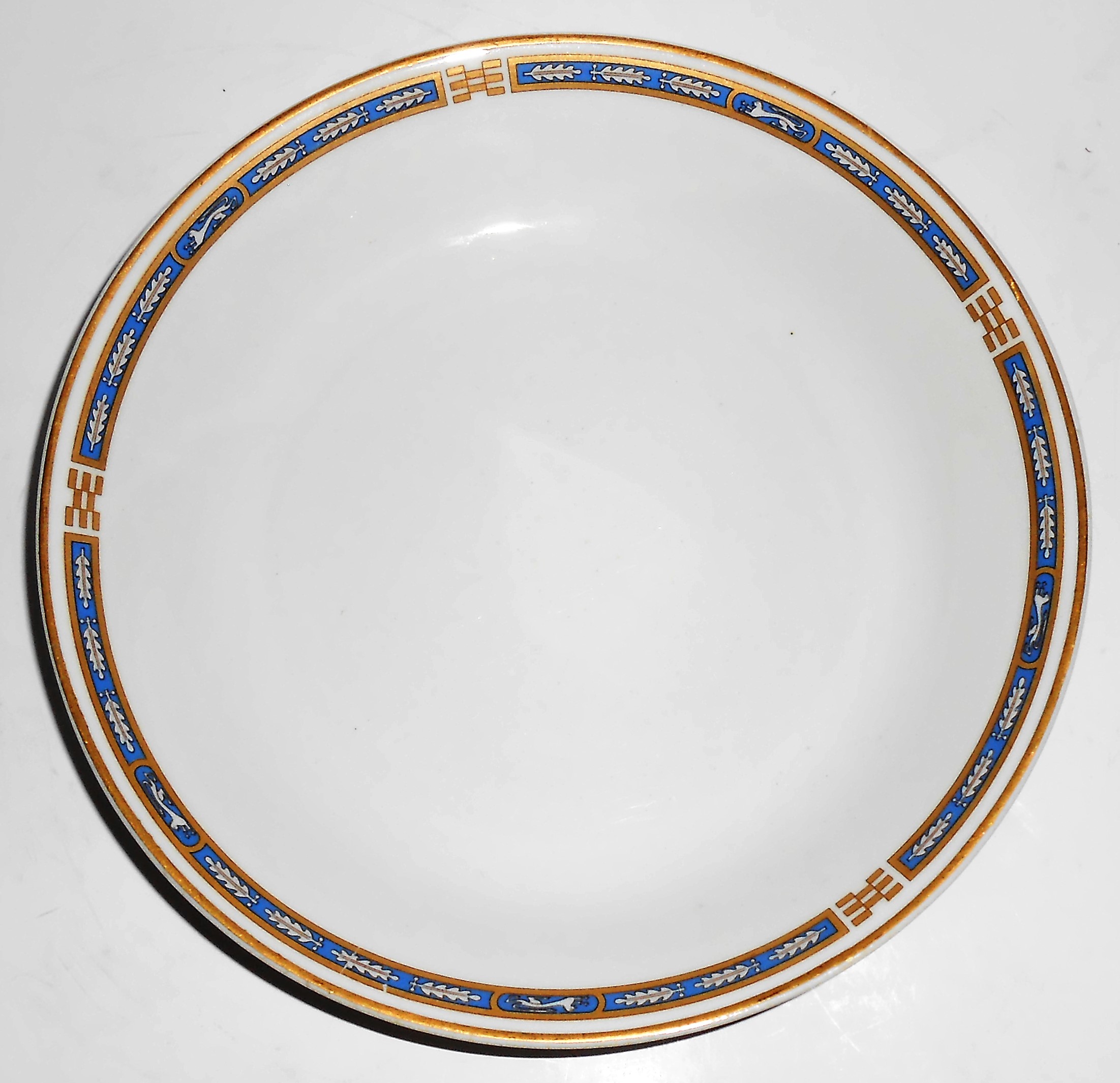 Syracuse China Blue Mistic w/Gold Soup Bowl