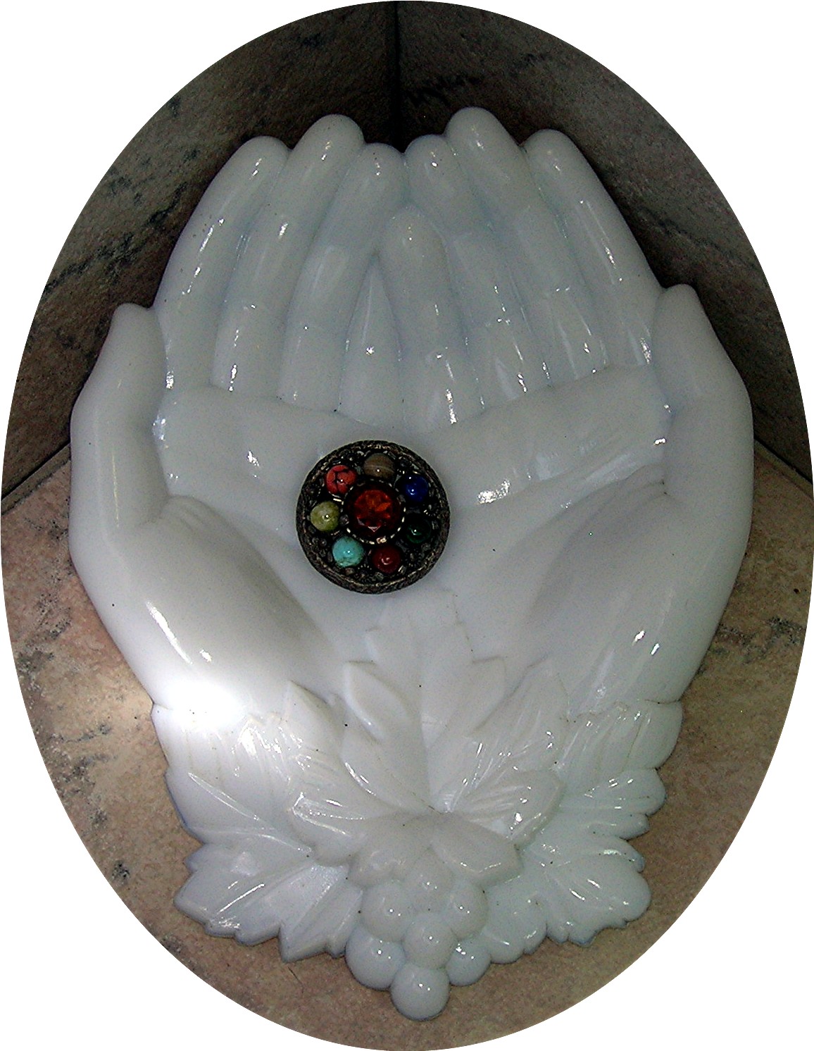 MIRACLE  Multi Jewelled MIRACLE Brooch Pendant