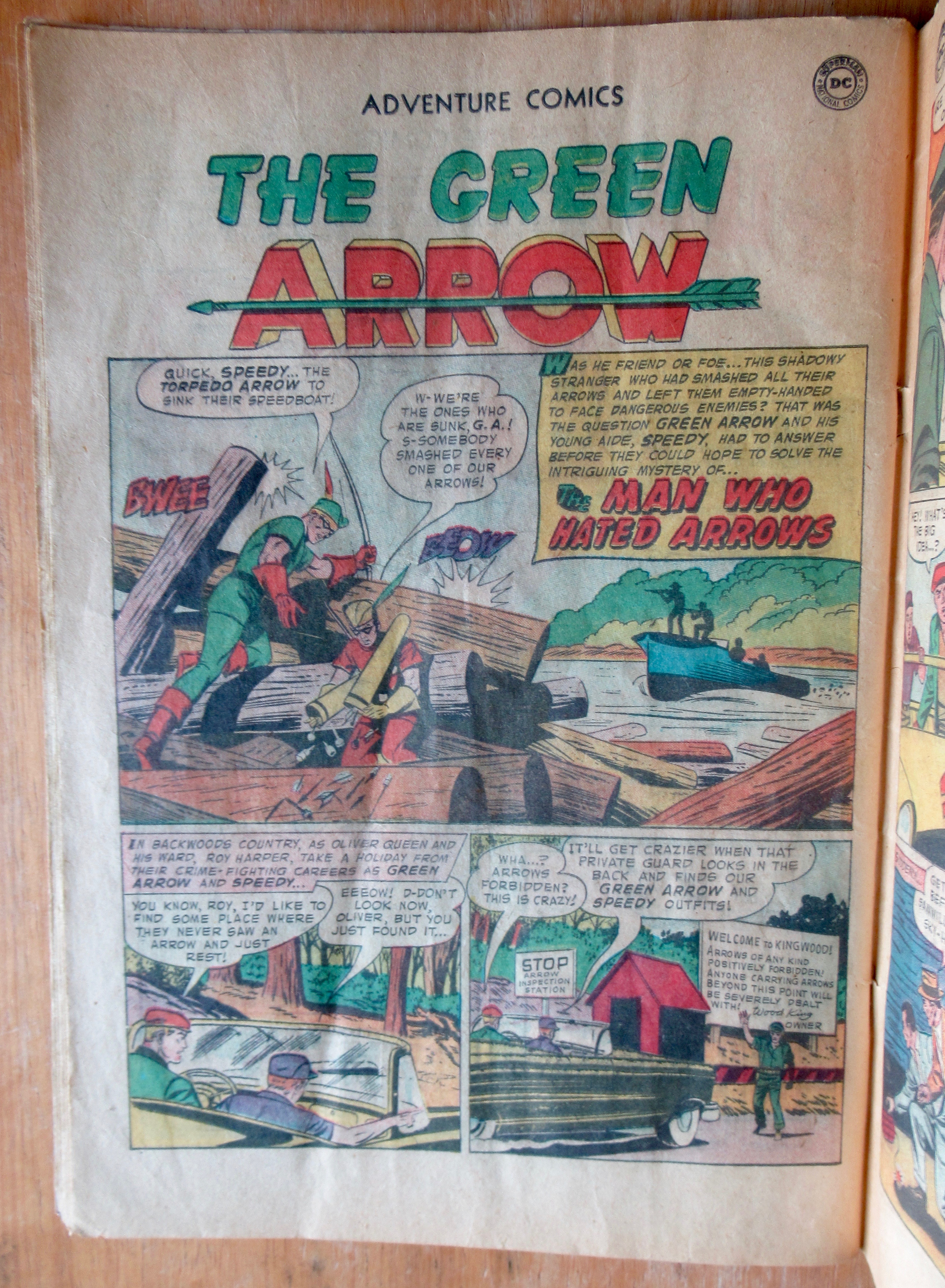 Adventure Comics June 1958 Superboy's Lost Costume