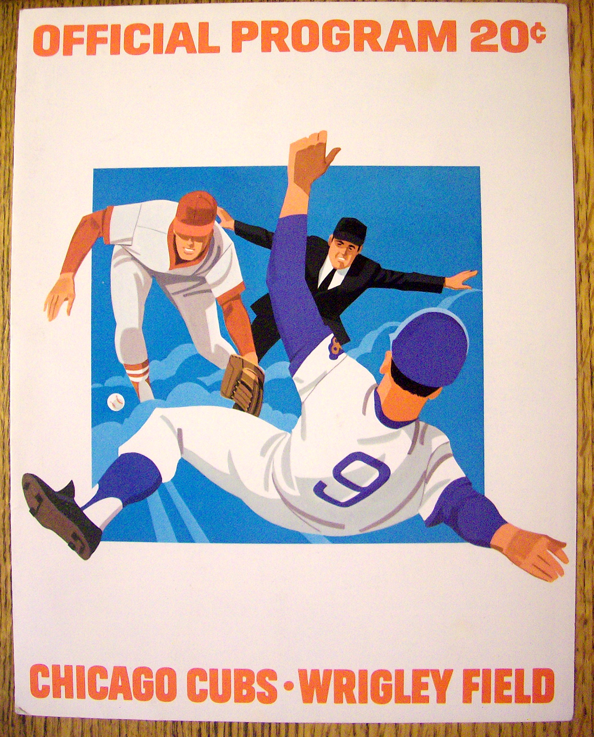 Chicago Cubs vs. Cincinnati Reds Scorecard May 1974
