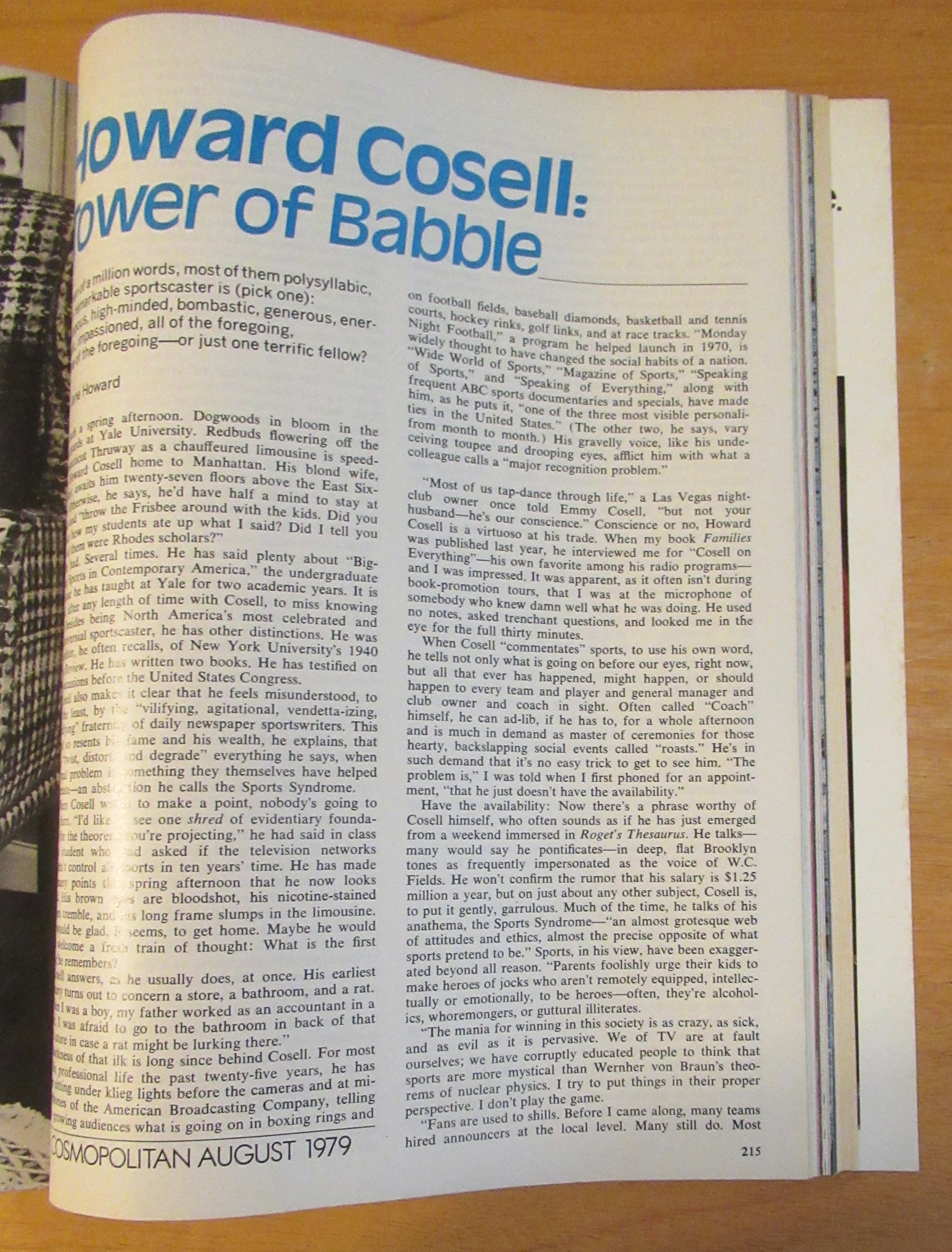 Cosmopolitan Magazine August 1979 Rene Russo